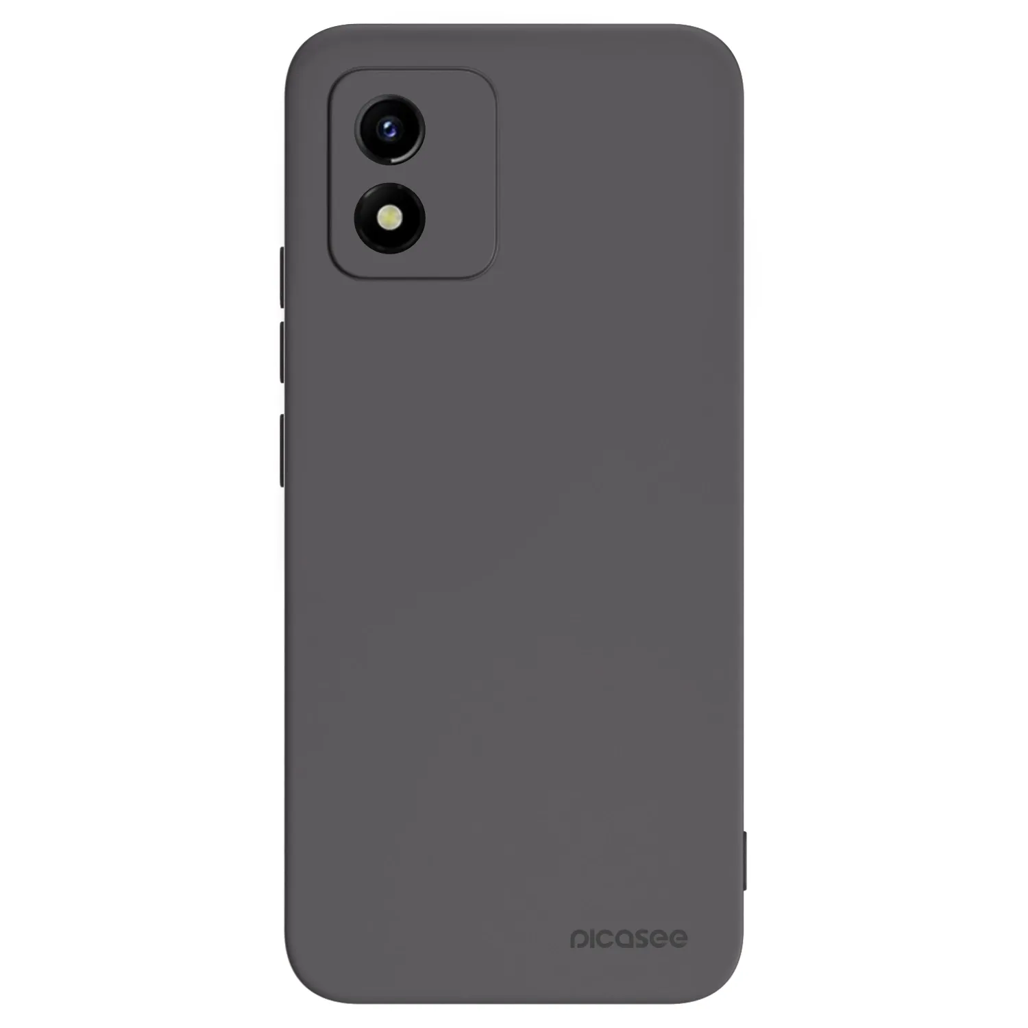 Picasee Vivo Y01 Hülle - Schwarzes Silikon - Clear