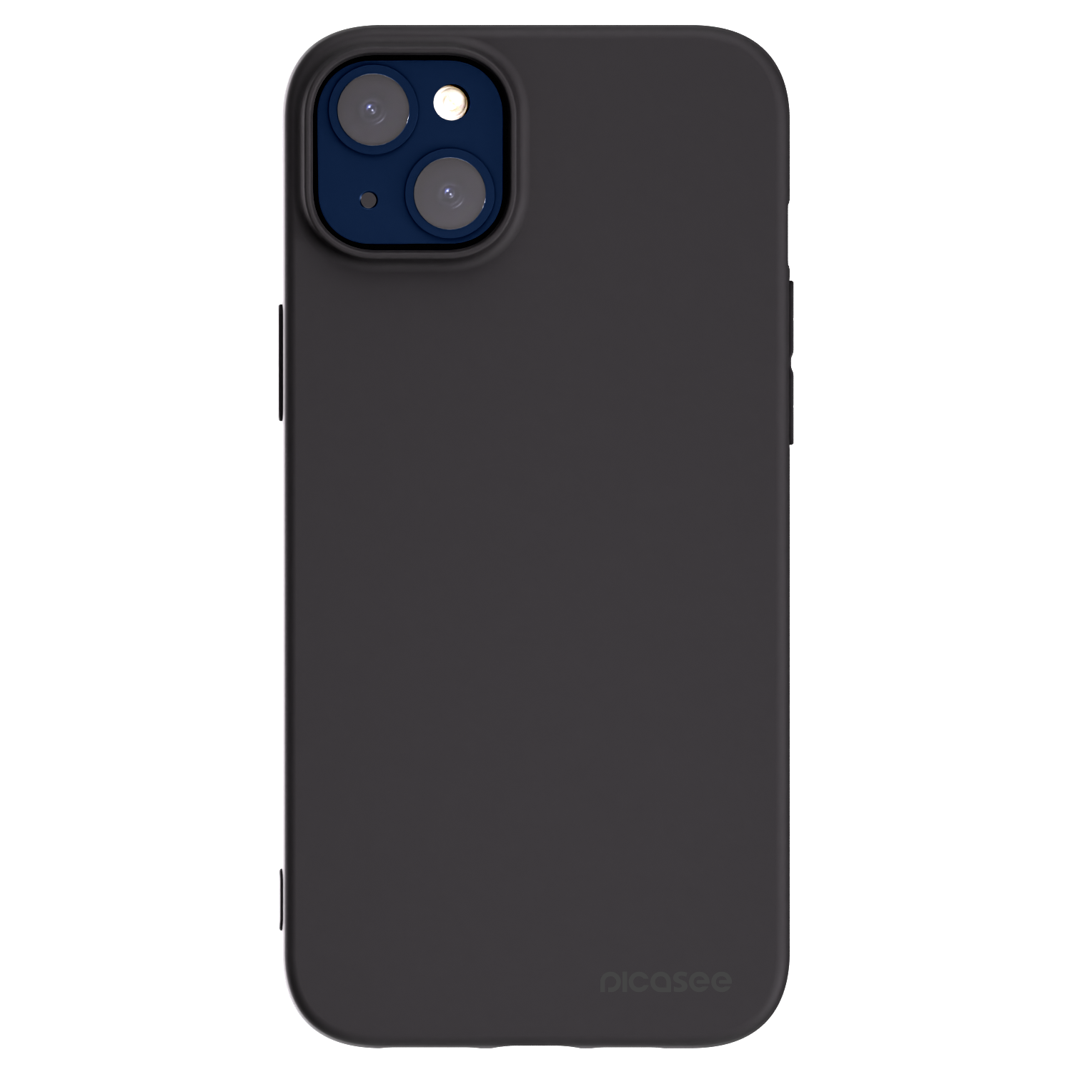 Picasee Apple iPhone 14 Plus Hülle - Schwarzes Silikon - Clear