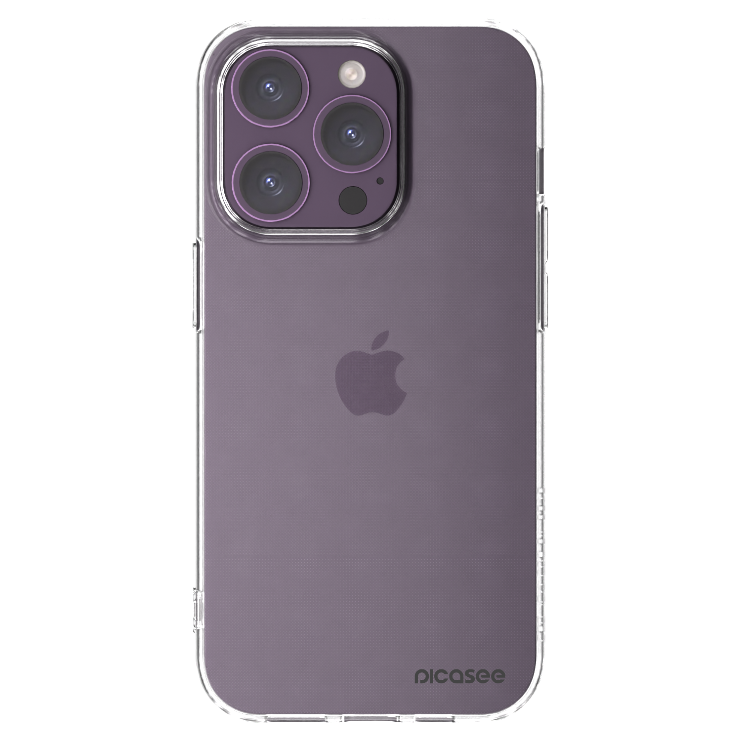 Picasee Apple iPhone 14 Pro Hülle - Transparentes Silikon - Clear
