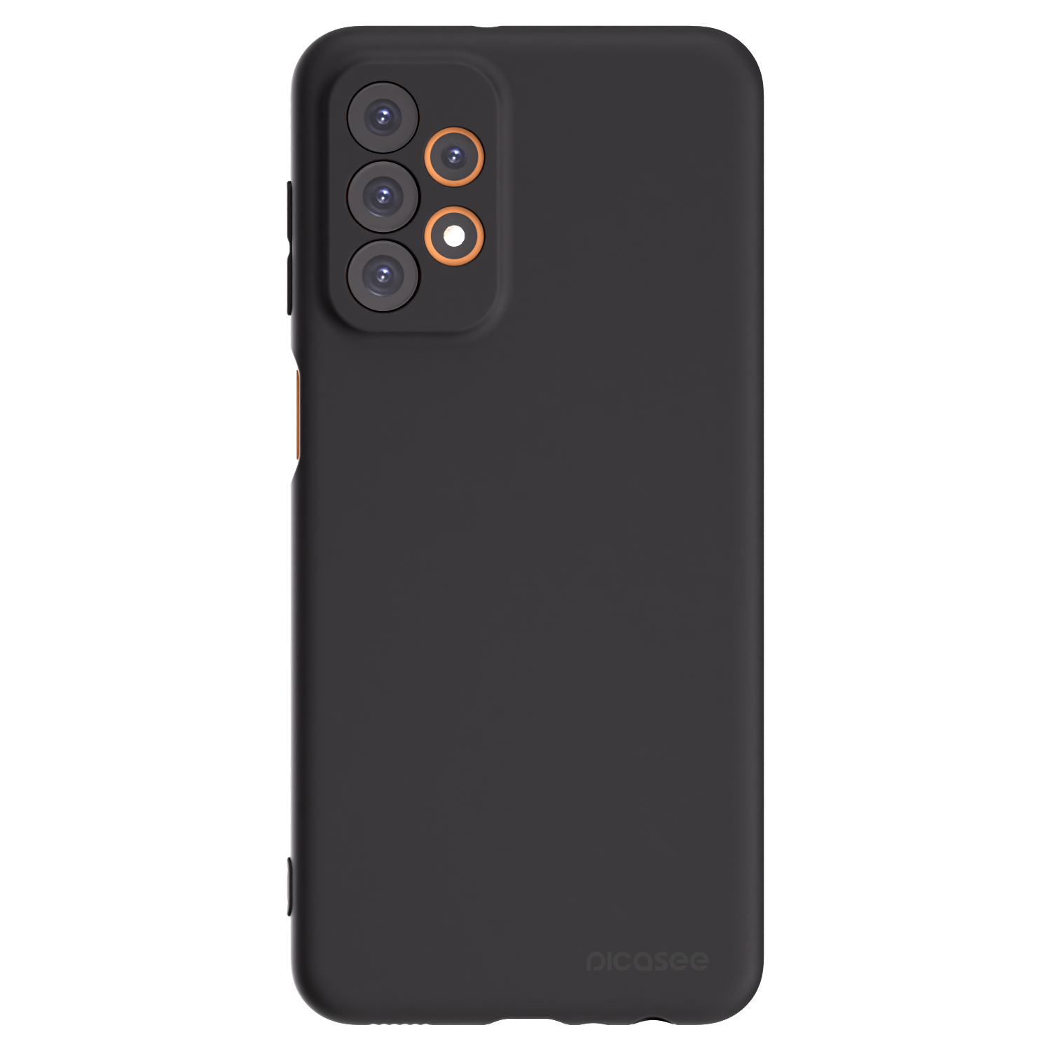 Picasee Samsung Galaxy A23 A235F 4G Hülle - Schwarzes Silikon - Clear