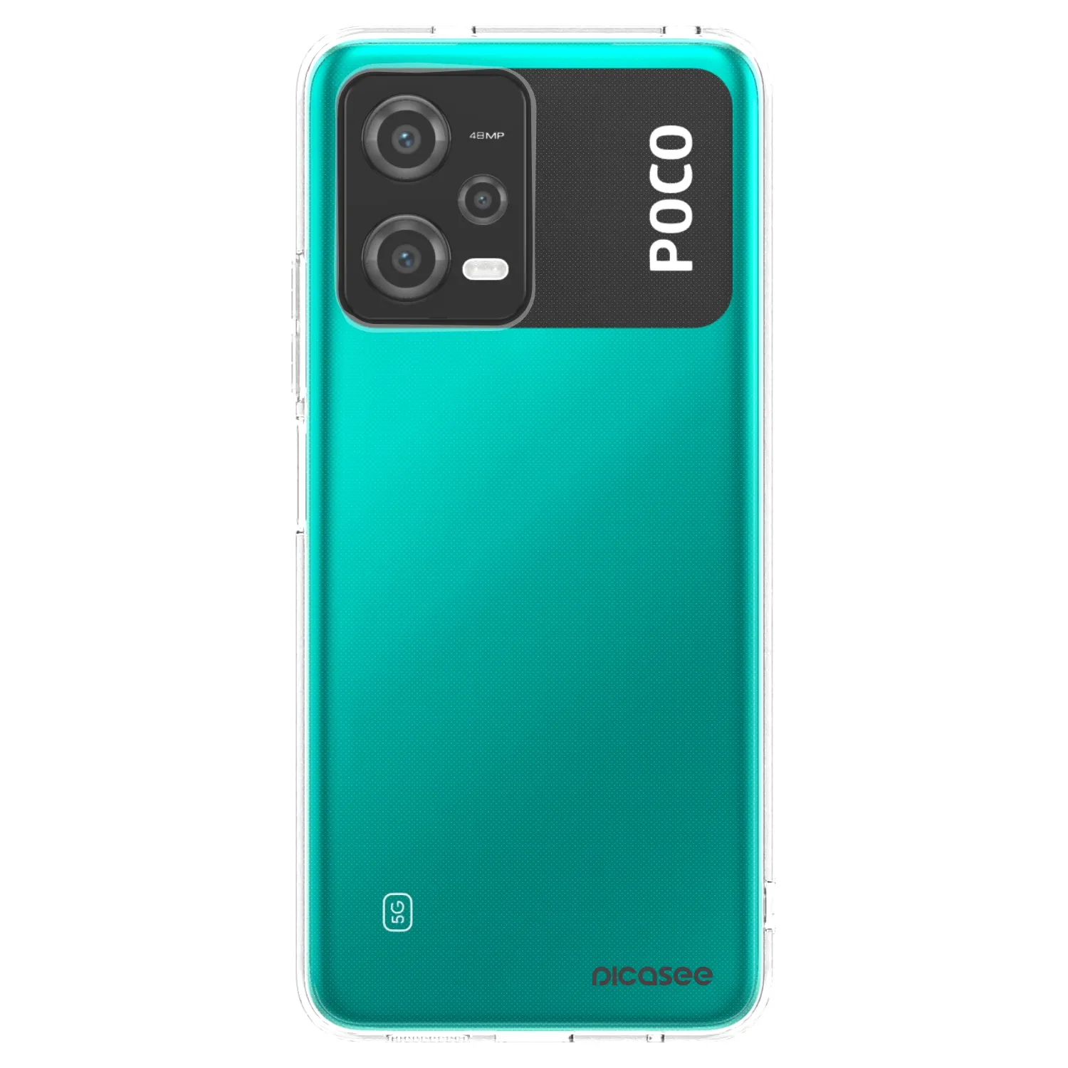 Picasee Xiaomi Poco X5 Hülle - Transparentes Silikon - Clear