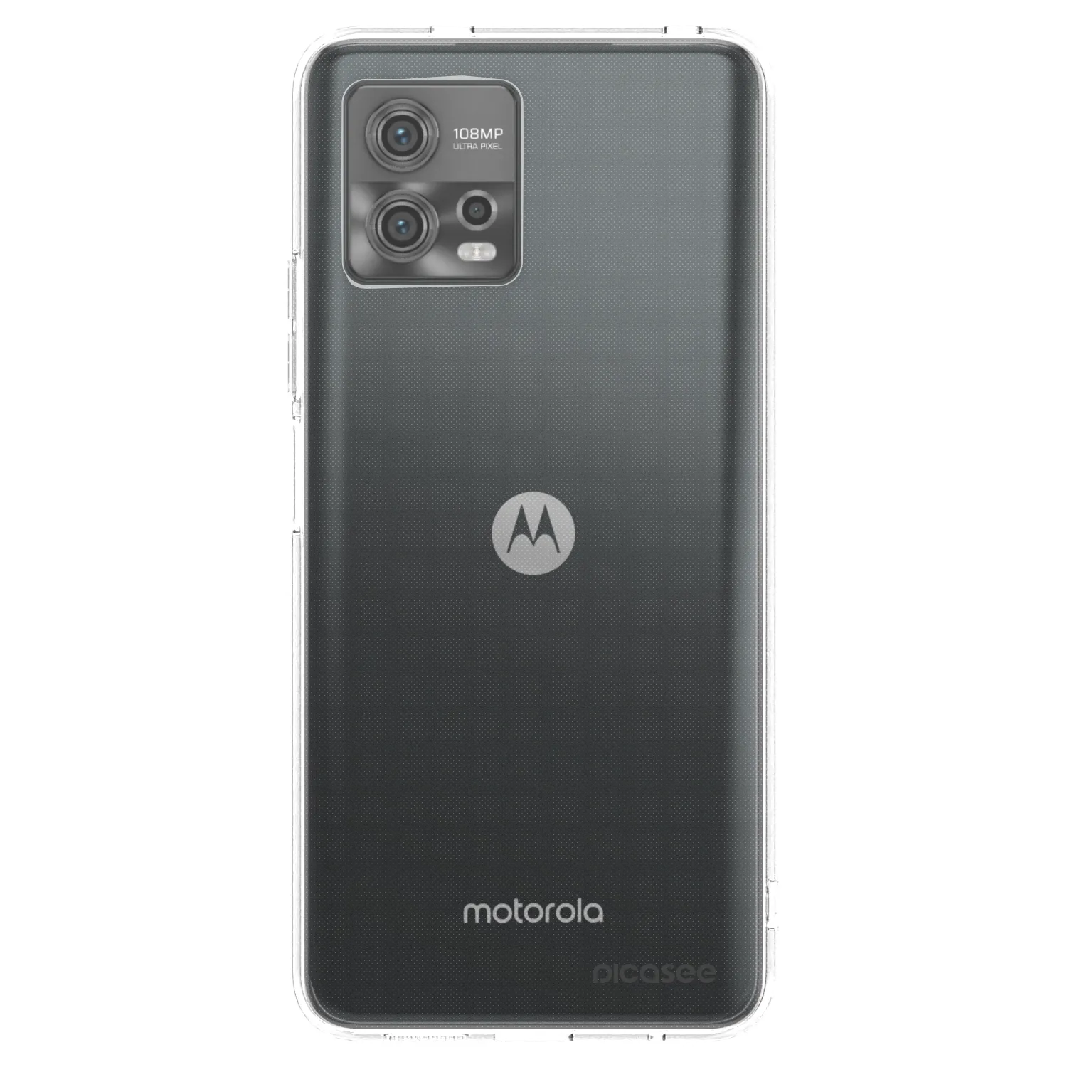Picasee Motorola Moto G72 Hülle - Transparentes Silikon - Clear