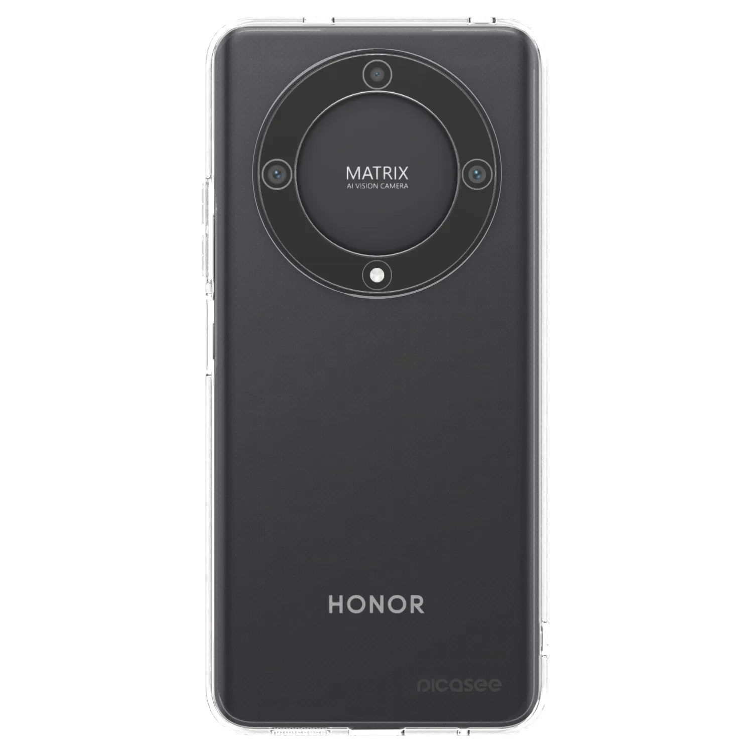 Picasee Honor Magic5 Lite 5G Hülle - Transparentes Silikon - Clear