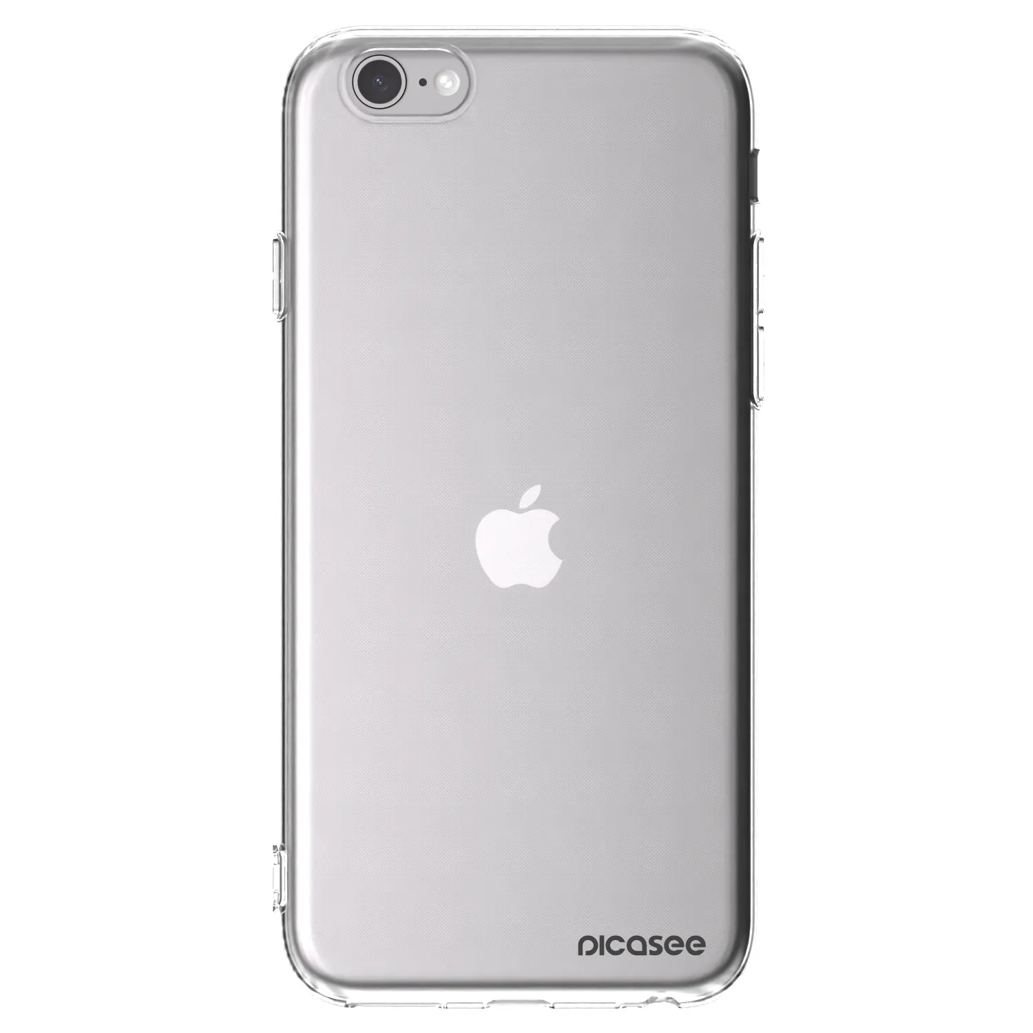 Picasee Apple iPhone 6/6S Hülle - Transparentes Silikon - Clear