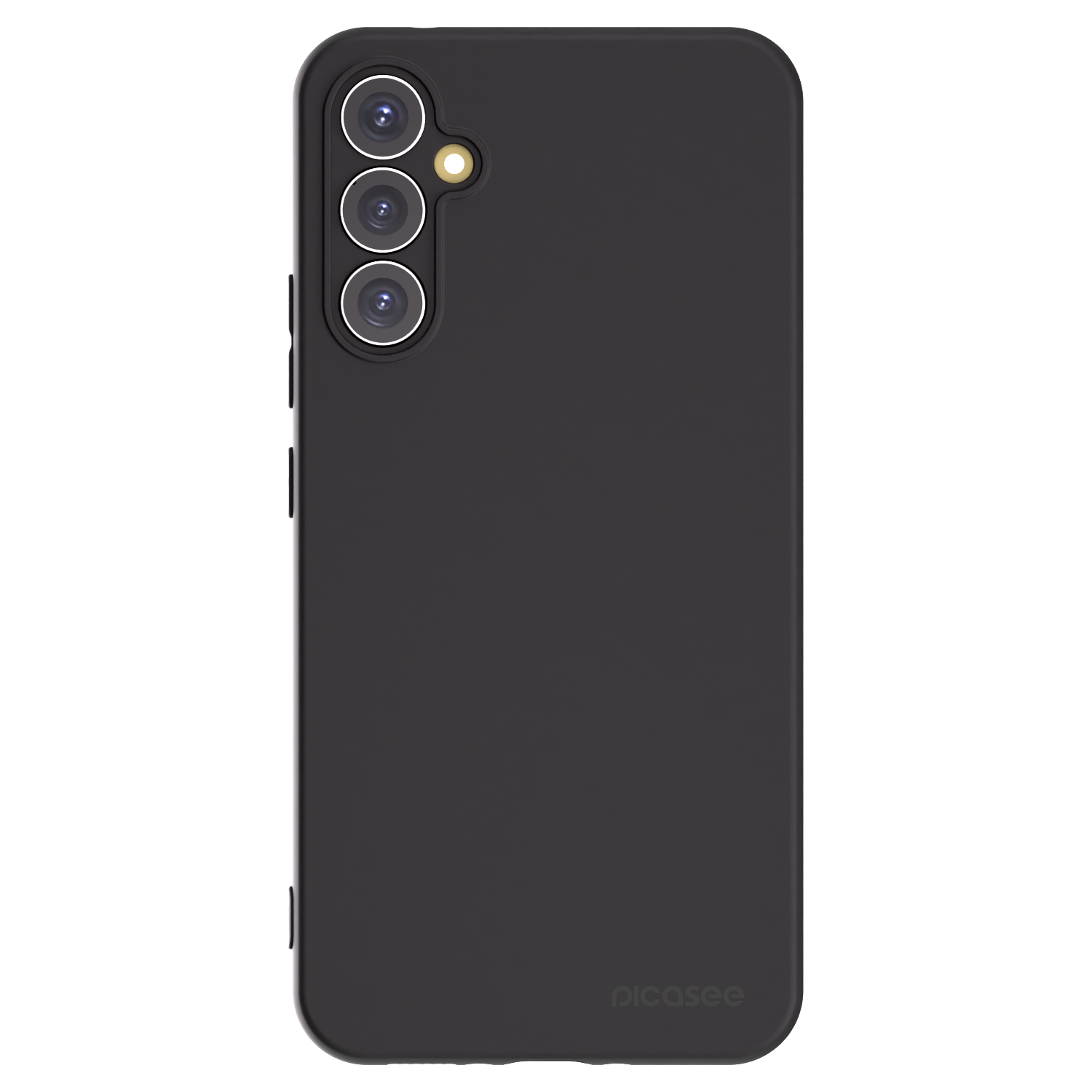 Picasee Samsung Galaxy A34 5G A346B Hülle - Schwarzes Silikon - Clear