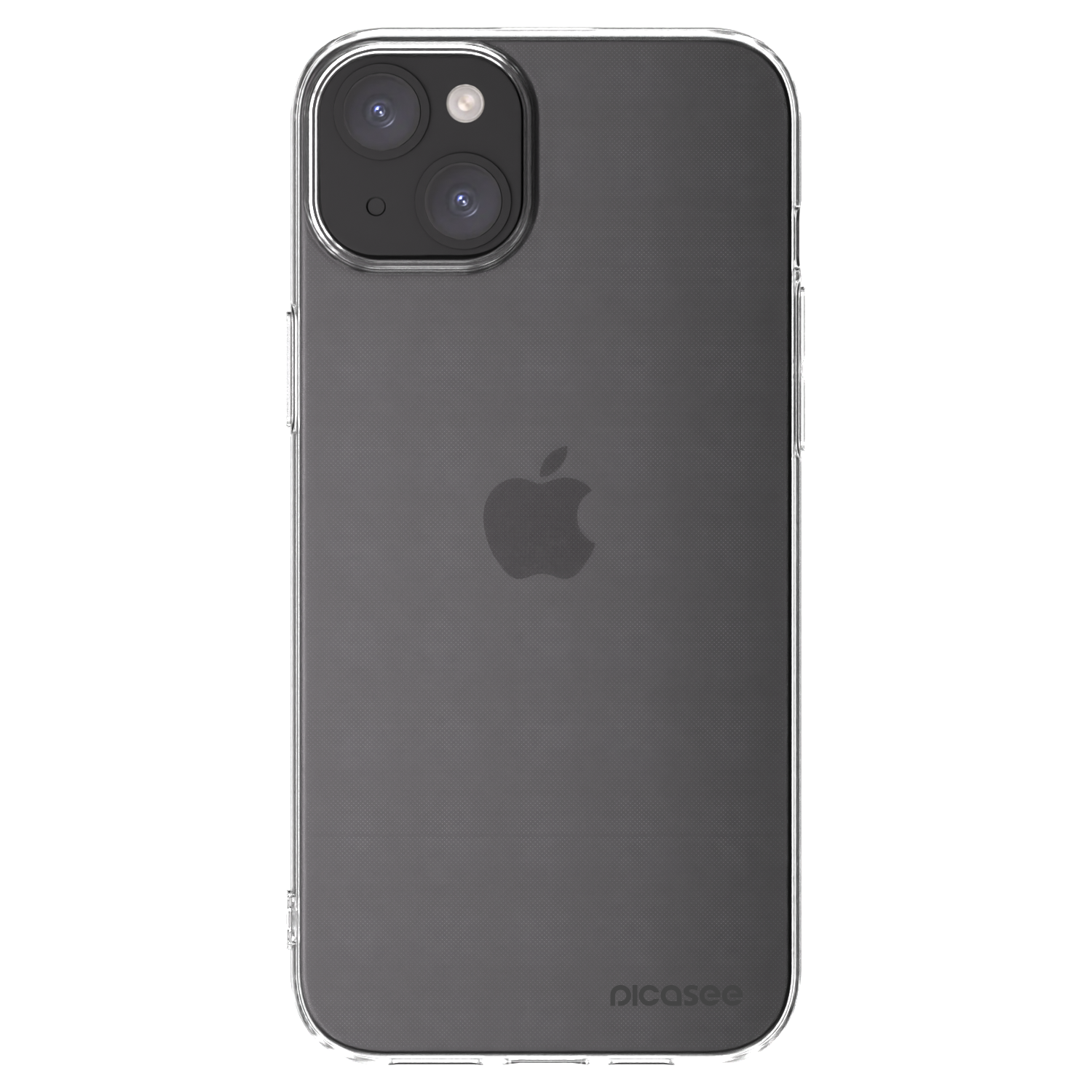 Picasee Apple iPhone 15 Plus Hülle - Transparentes Silikon - Clear