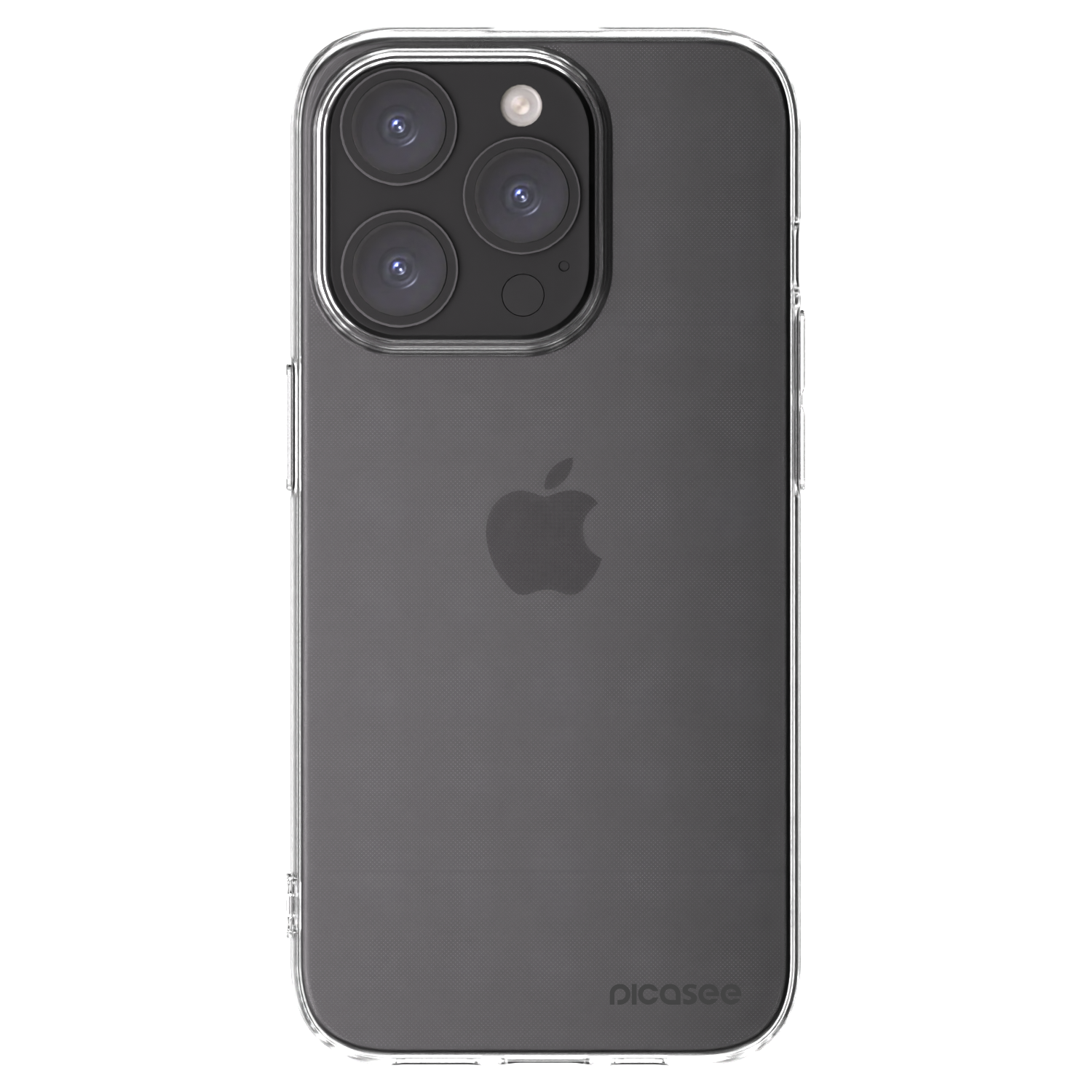 Picasee Apple iPhone 15 Pro Hülle - Transparentes Silikon - Clear