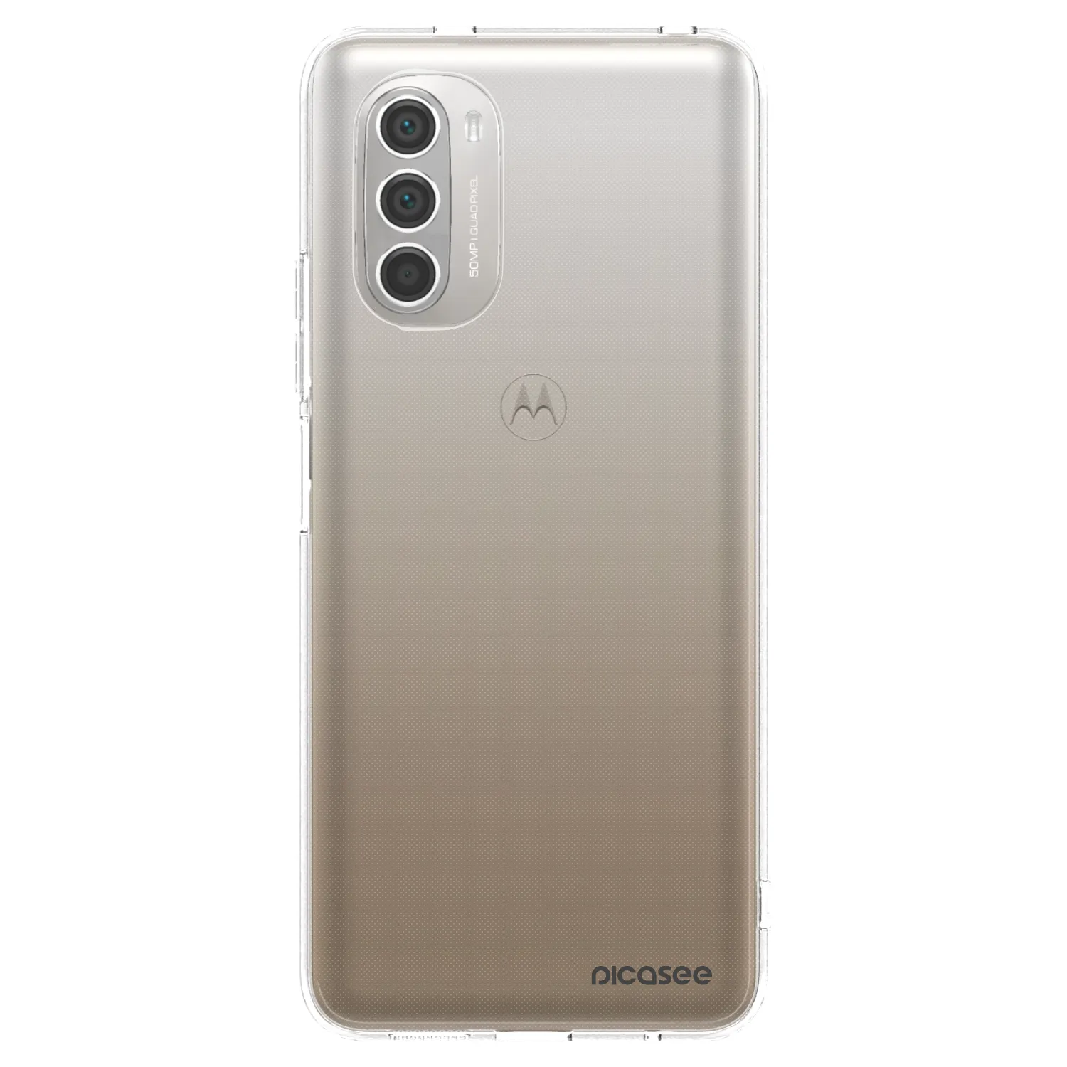 Picasee Motorola Moto G51 Hülle - Transparentes Silikon - Clear