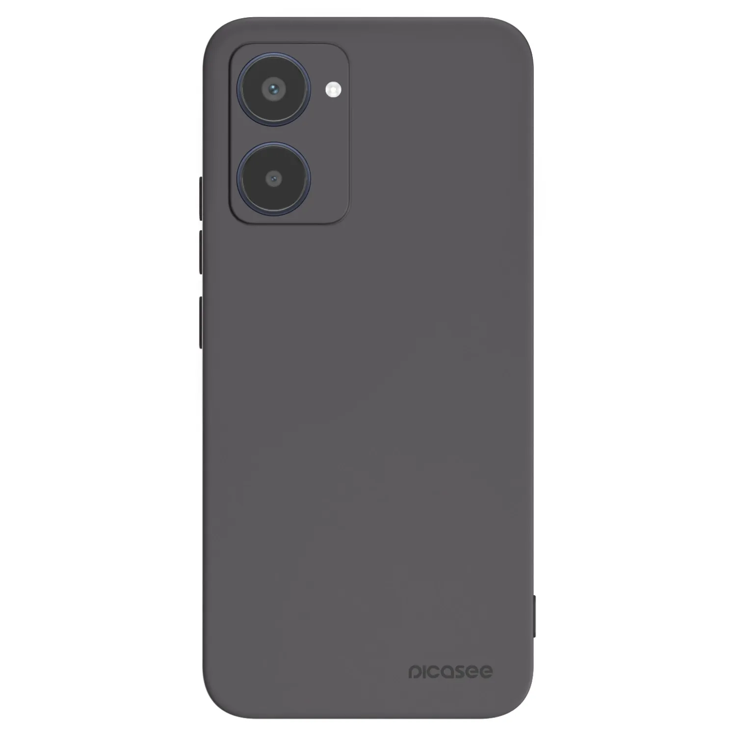 Picasee Realme 10 4G Hülle - Schwarzes Silikon - Clear