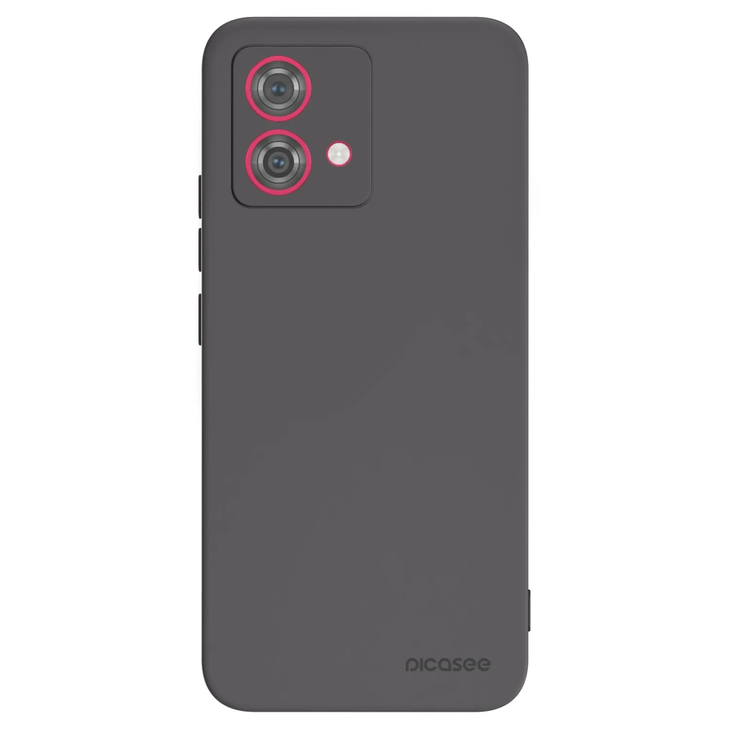 Picasee Motorola Moto G84 5G Hülle - Schwarzes Silikon - Clear
