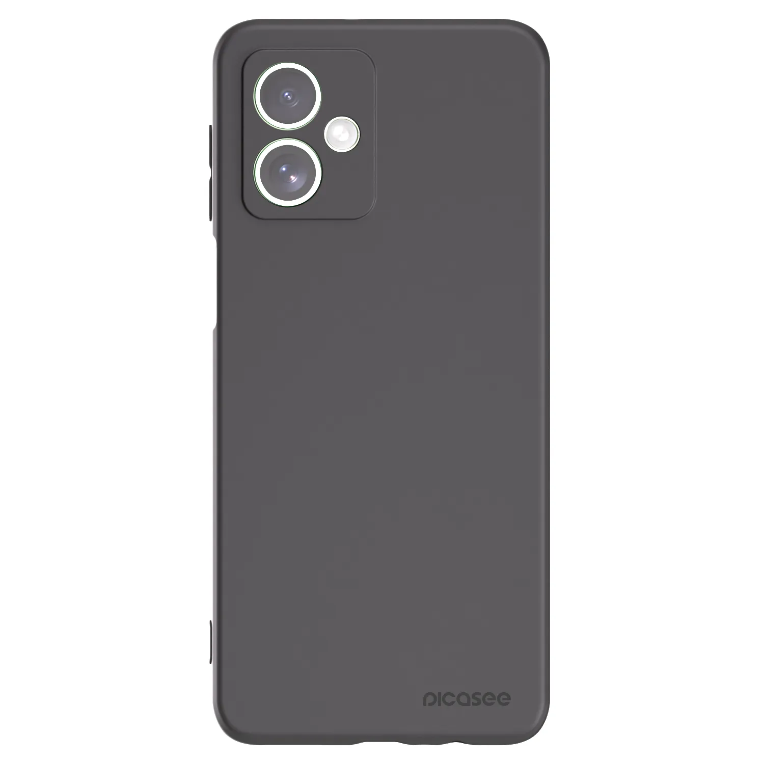 Picasee Motorola Moto G54 5G Hülle - Schwarzes Silikon - Clear