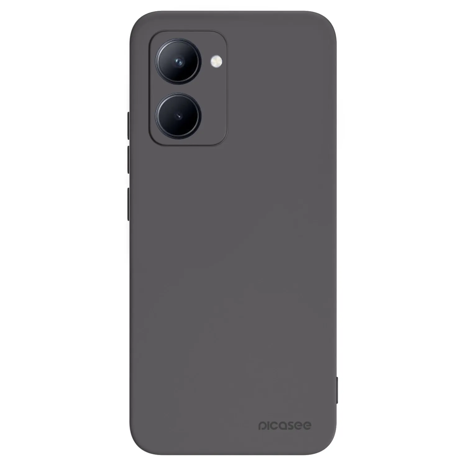 Picasee Realme C33 (2023) Hülle - Schwarzes Silikon - Clear