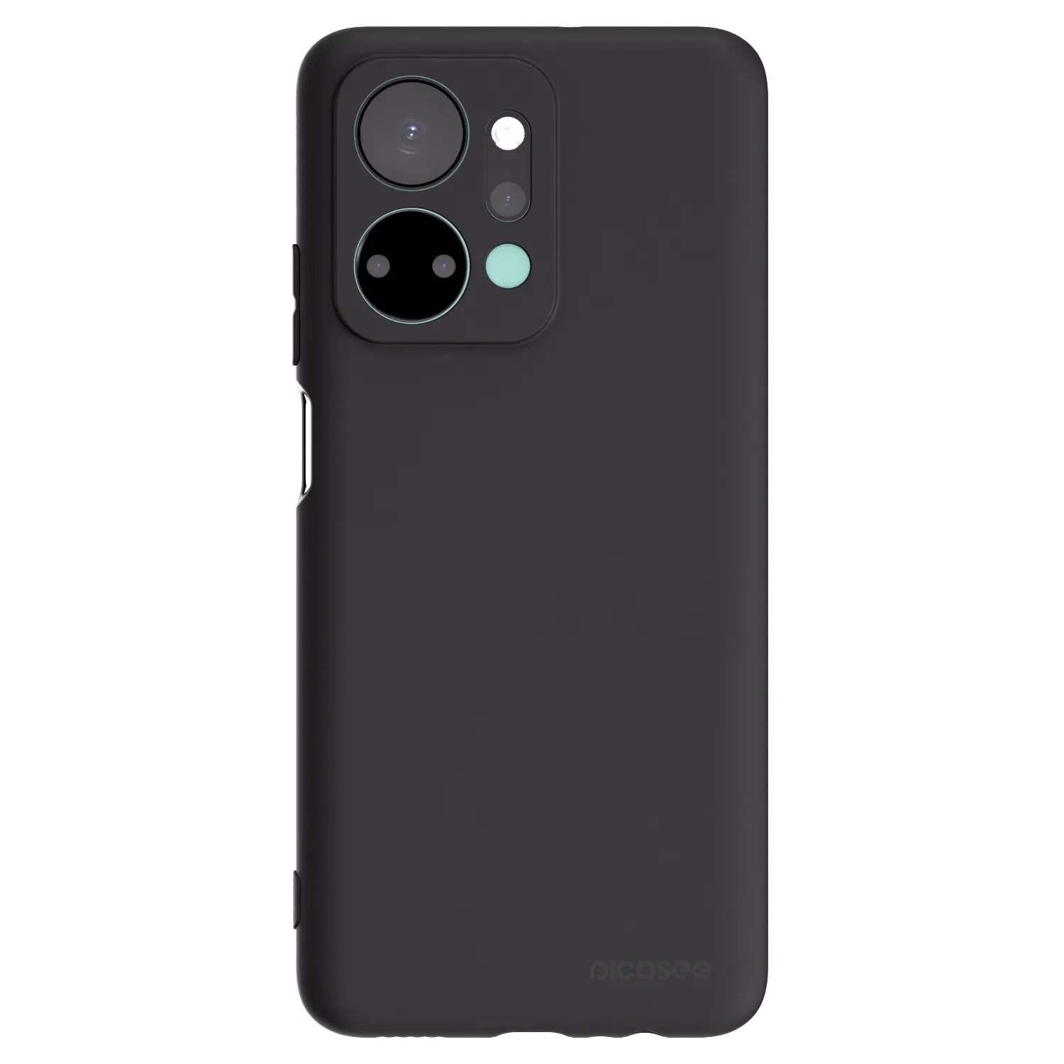 Picasee Honor X7a Hülle - Schwarzes Silikon - Clear