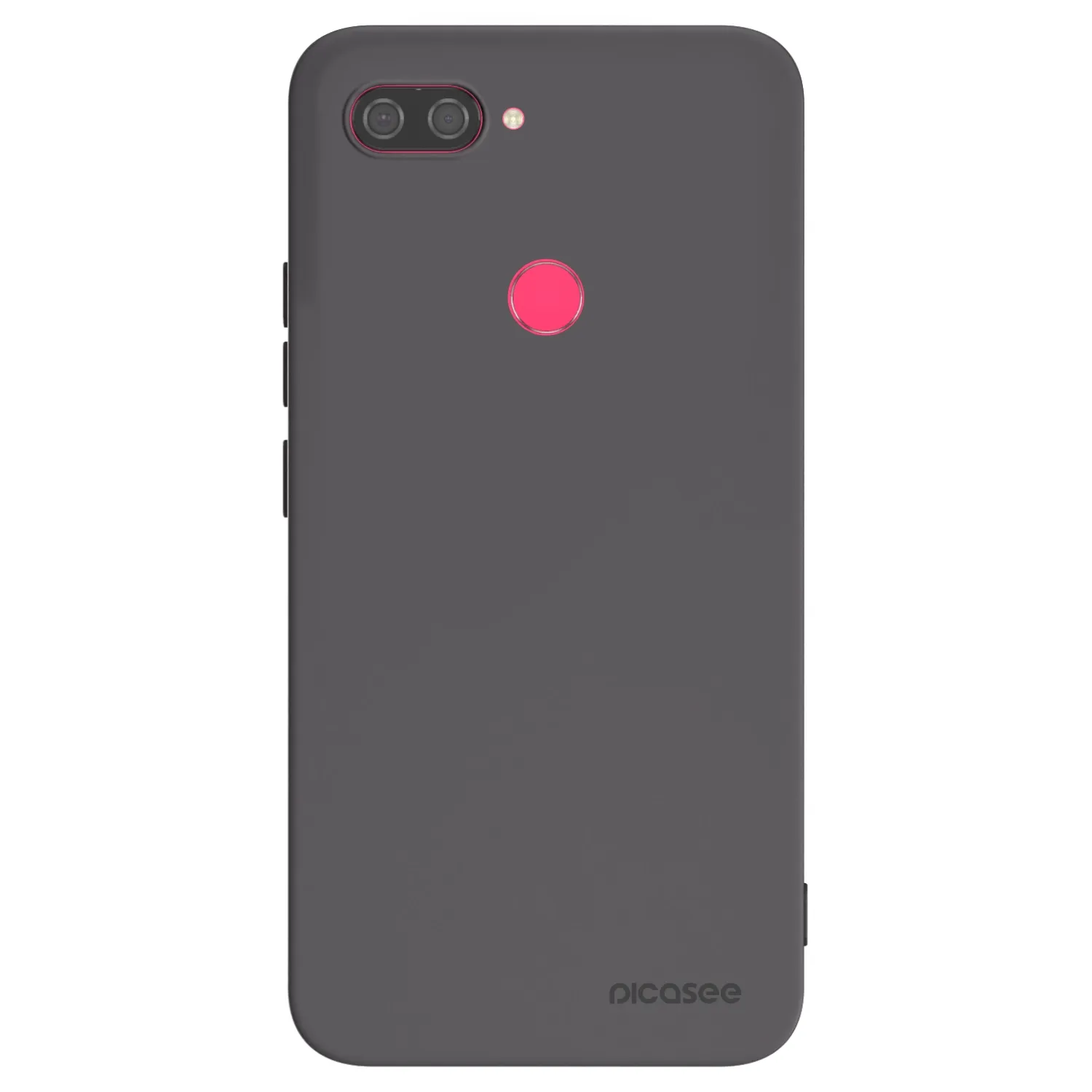 Picasee Xiaomi Mi 8 Lite Hülle - Schwarzes Silikon - Clear