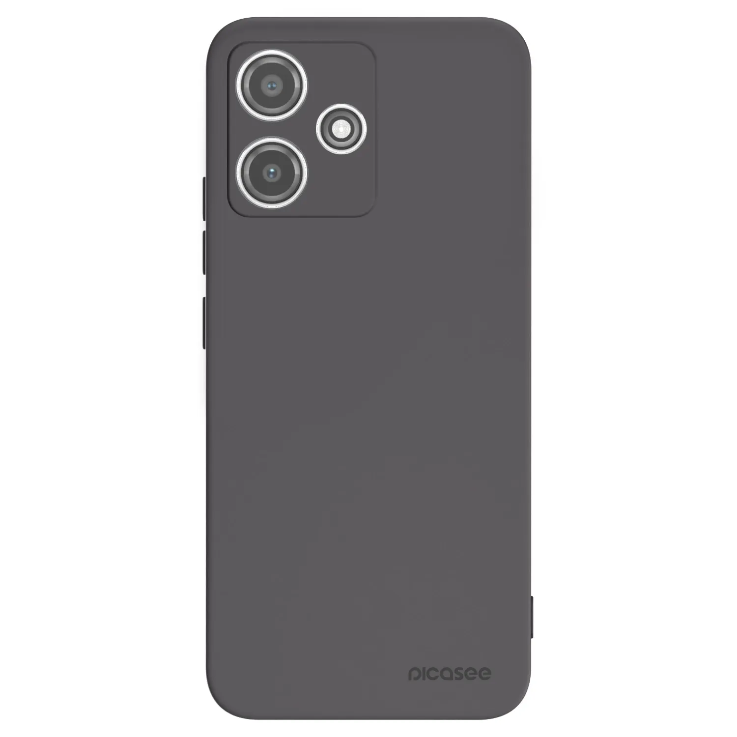 Picasee Xiaomi Redmi 12 5G Hülle - Schwarzes Silikon - Clear