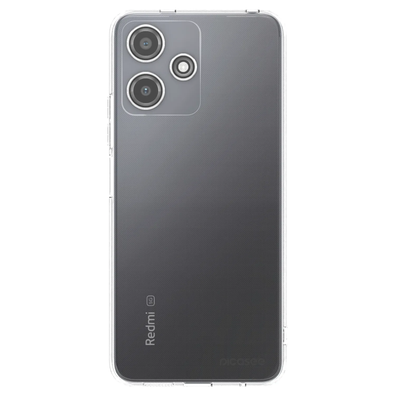 Picasee Xiaomi Redmi 12 5G Hülle - Transparentes Silikon - Clear