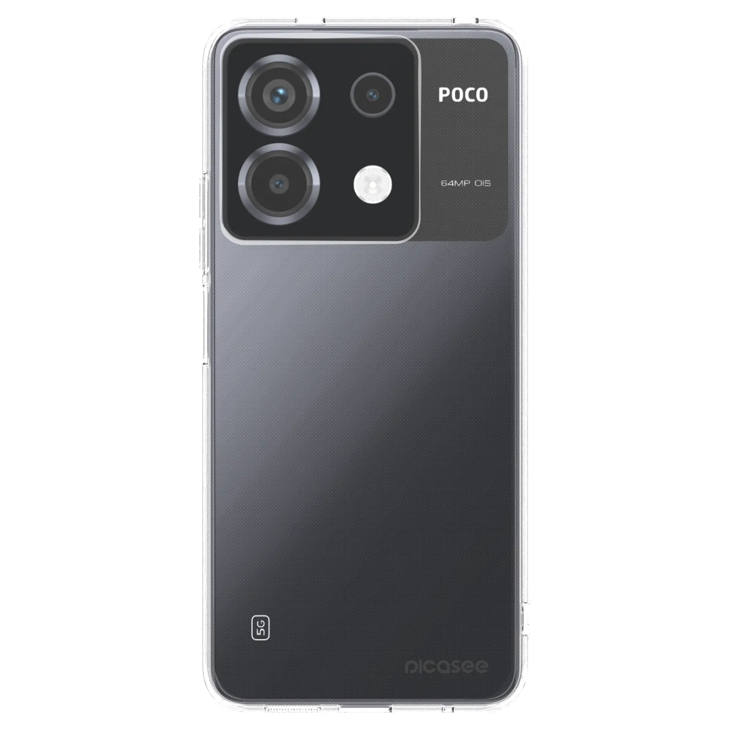 Picasee Xiaomi Poco X6 Hülle - Transparentes Silikon - Clear