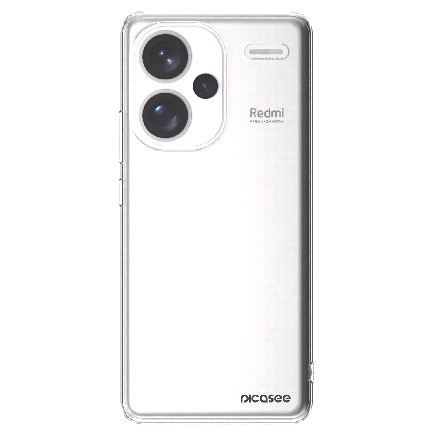 Picasee Xiaomi Redmi Note 13 Pro+ 5G Hülle - Transparentes Silikon - Clear