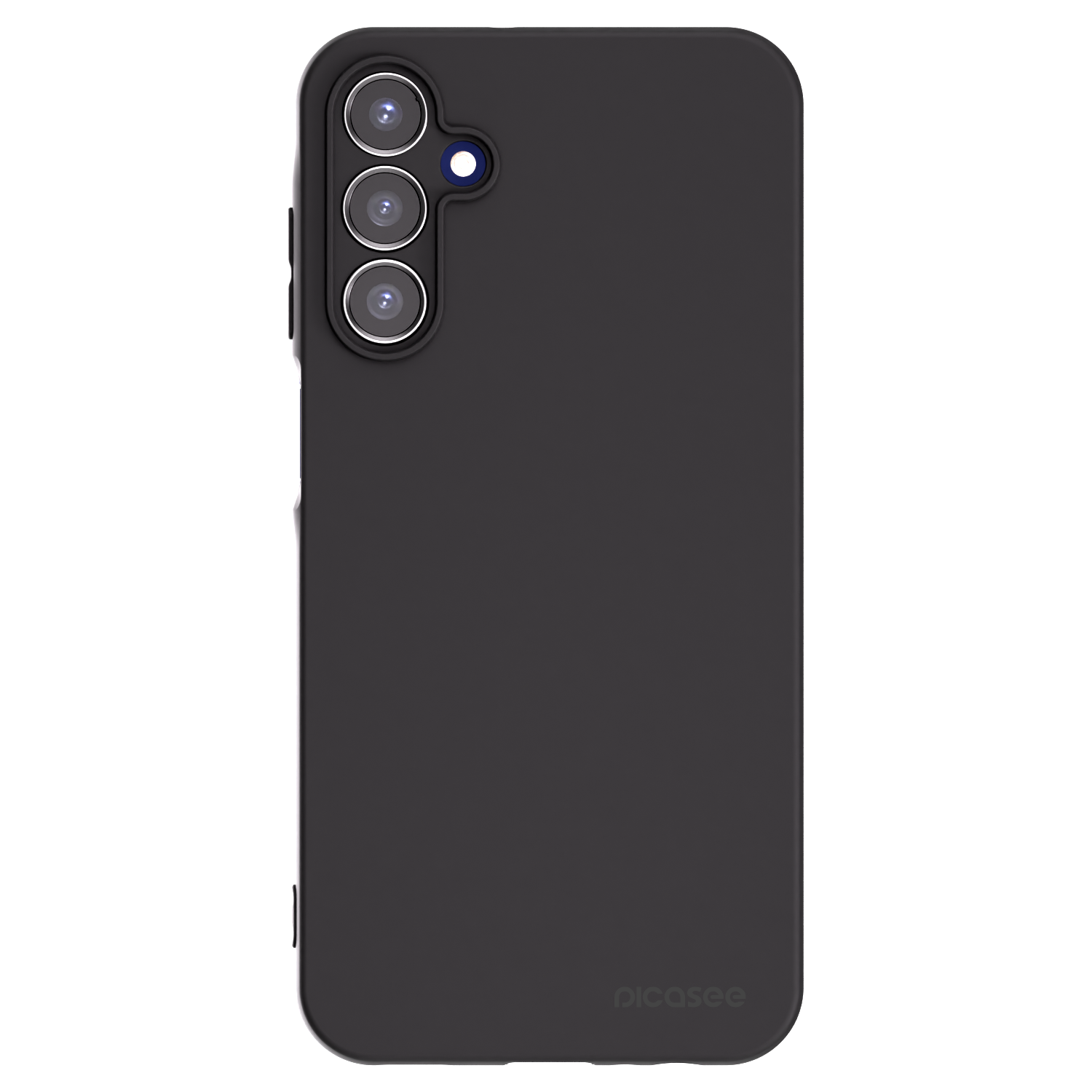 Picasee Samsung Galaxy A15 A155F 4G Hülle - Schwarzes Silikon - Clear