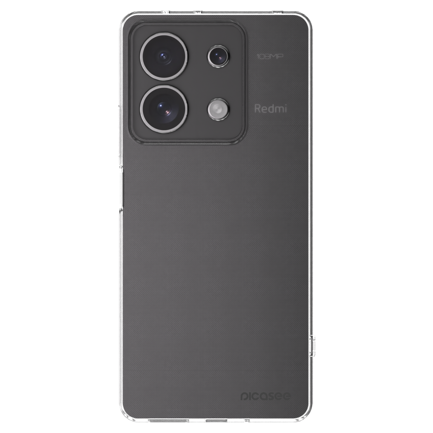 Picasee Xiaomi Redmi Note 13 4G Hülle - Transparentes Silikon - Clear