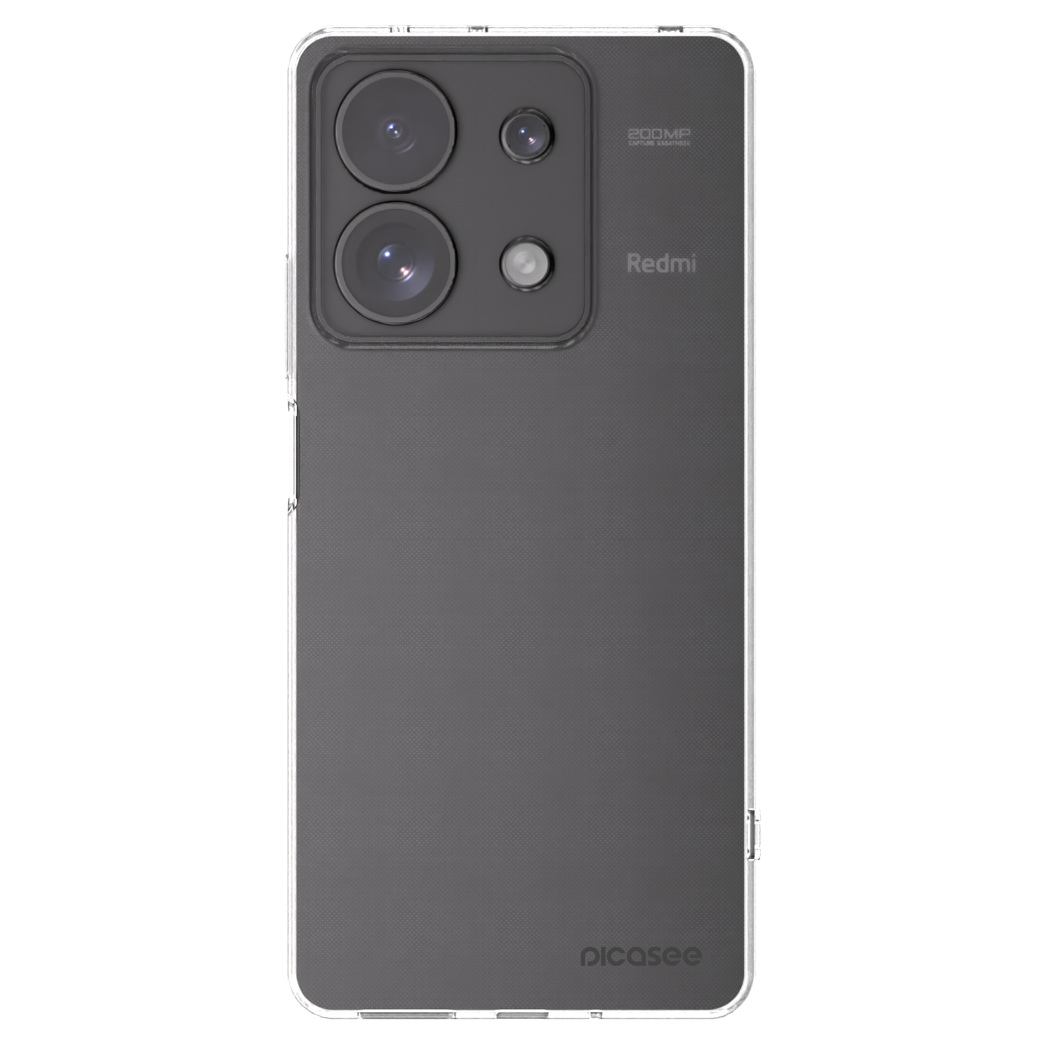 Picasee Xiaomi Redmi Note 13 Pro 4G Hülle - Transparentes Silikon - Clear