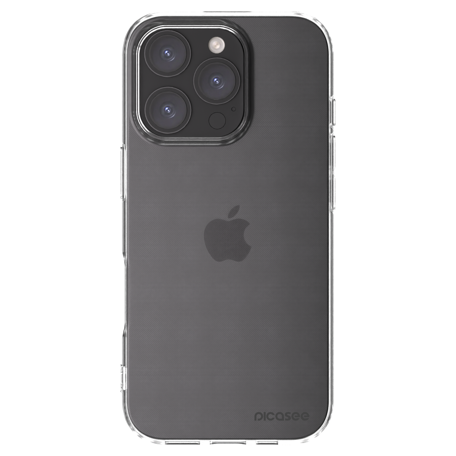Picasee Apple iPhone 16 Pro Hülle - Transparentes Silikon - Clear