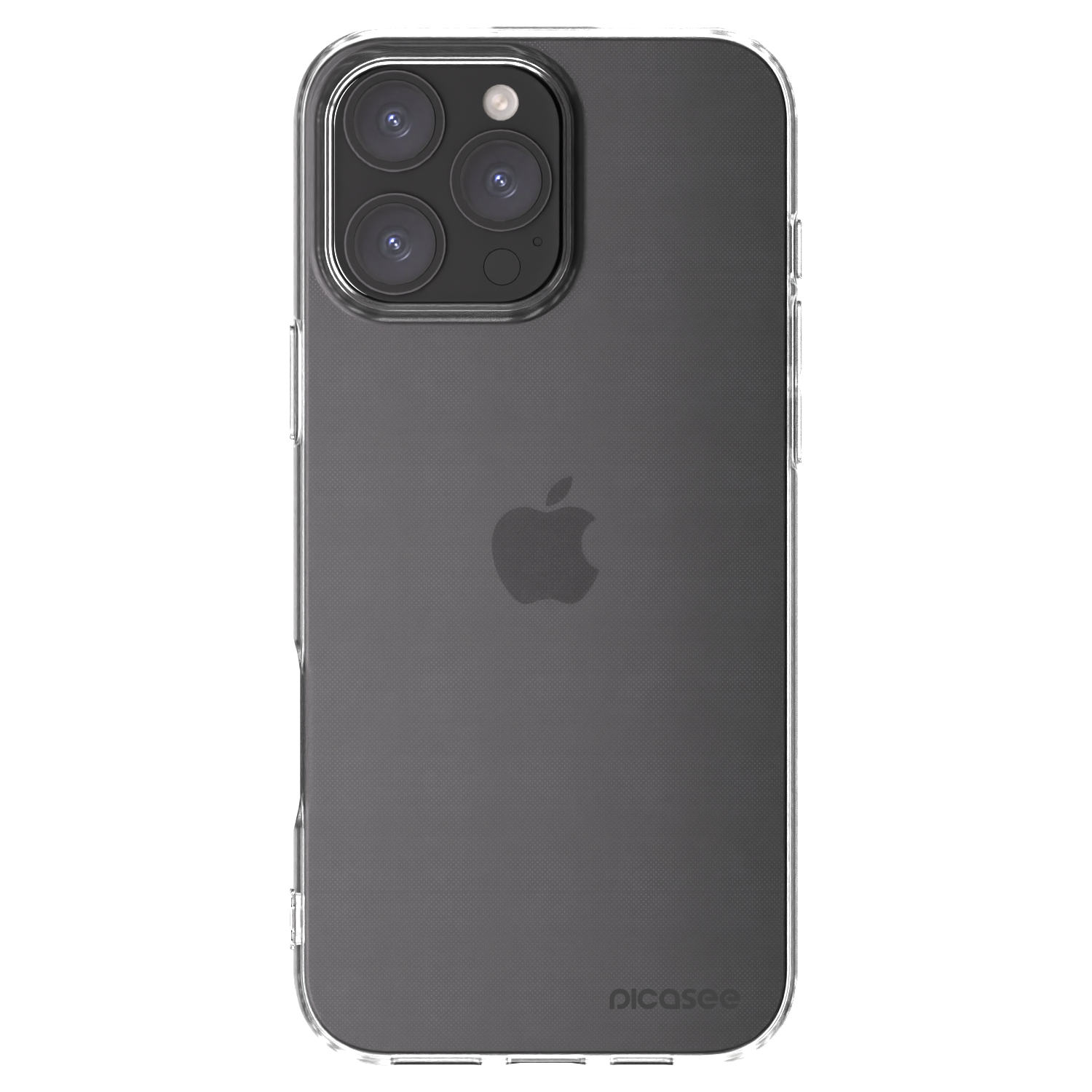 Picasee Apple iPhone 16 Pro Max Hülle - Transparentes Silikon - Clear