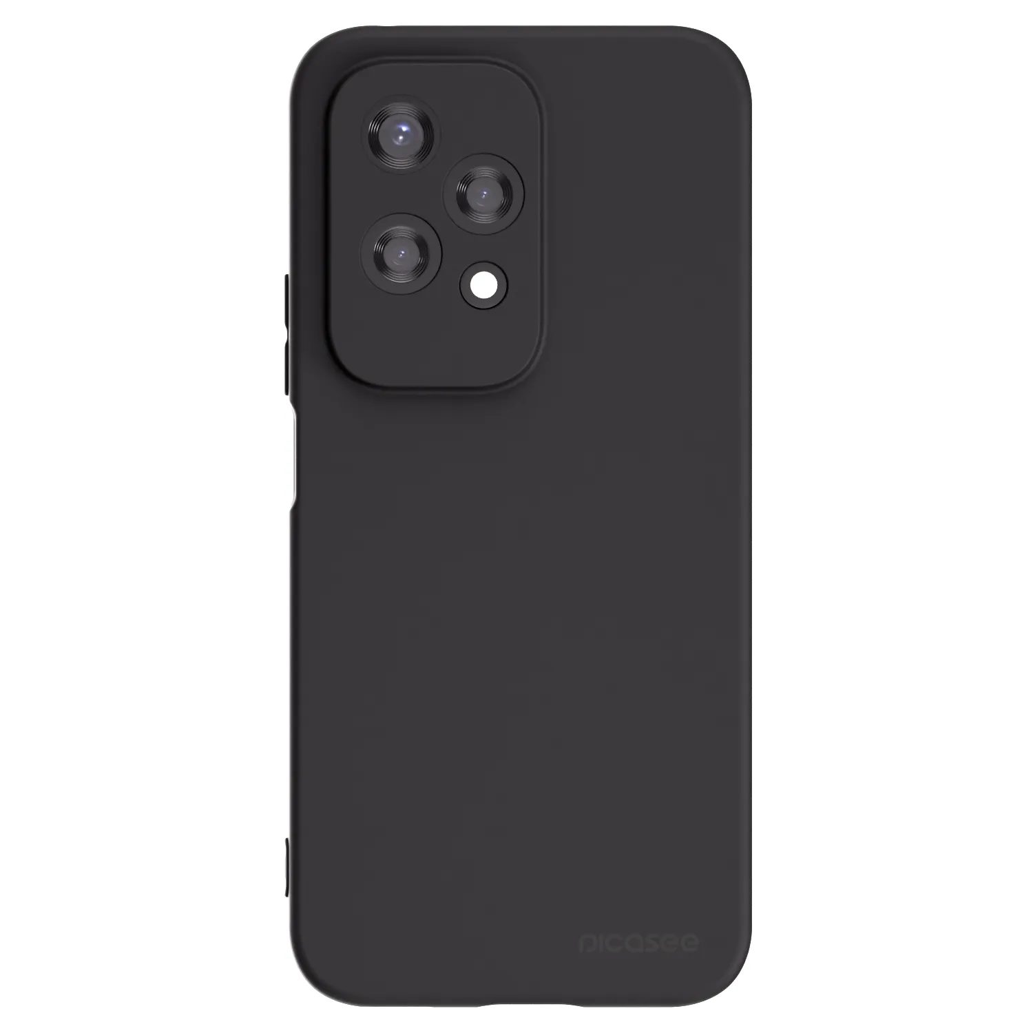 Picasee Honor 200 Lite Hülle - Schwarzes Silikon - Clear