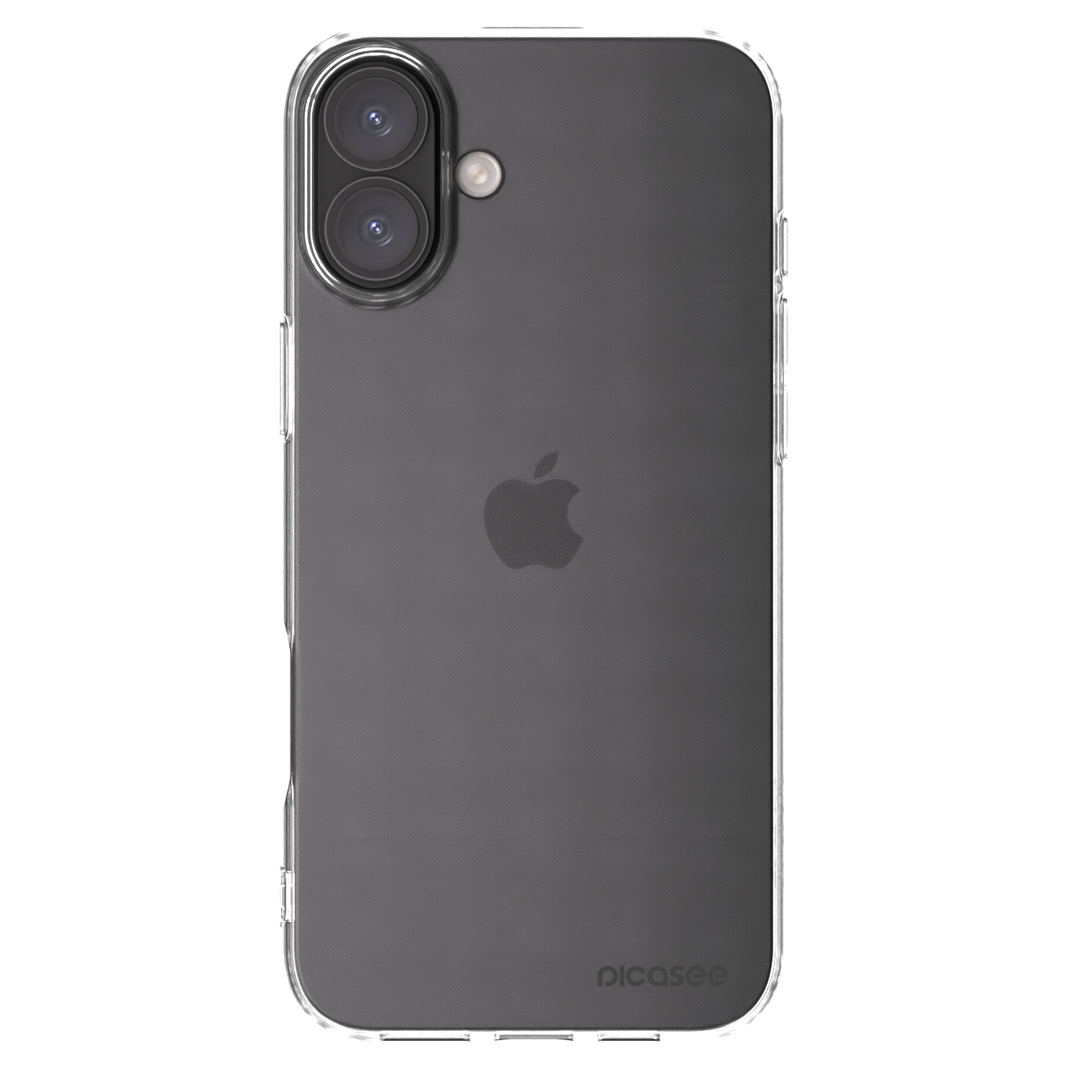 Picasee Apple iPhone 16 Plus Hülle - Transparentes Silikon - Clear