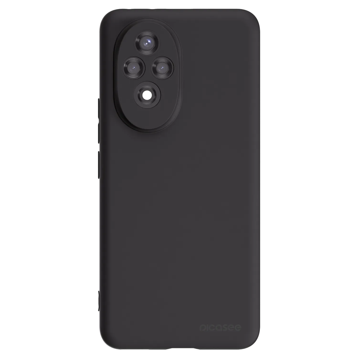 Picasee Honor 200 5G Hülle - Schwarzes Silikon - Clear