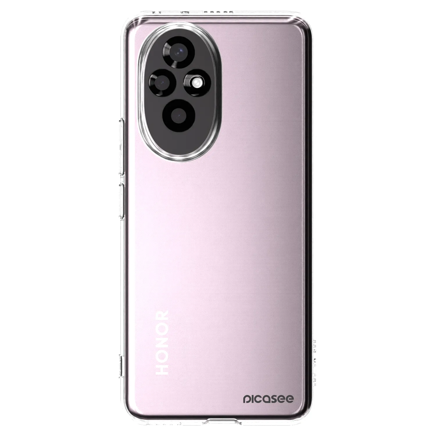 Picasee Honor 200 Pro 5G Hülle - Transparentes Silikon - Clear
