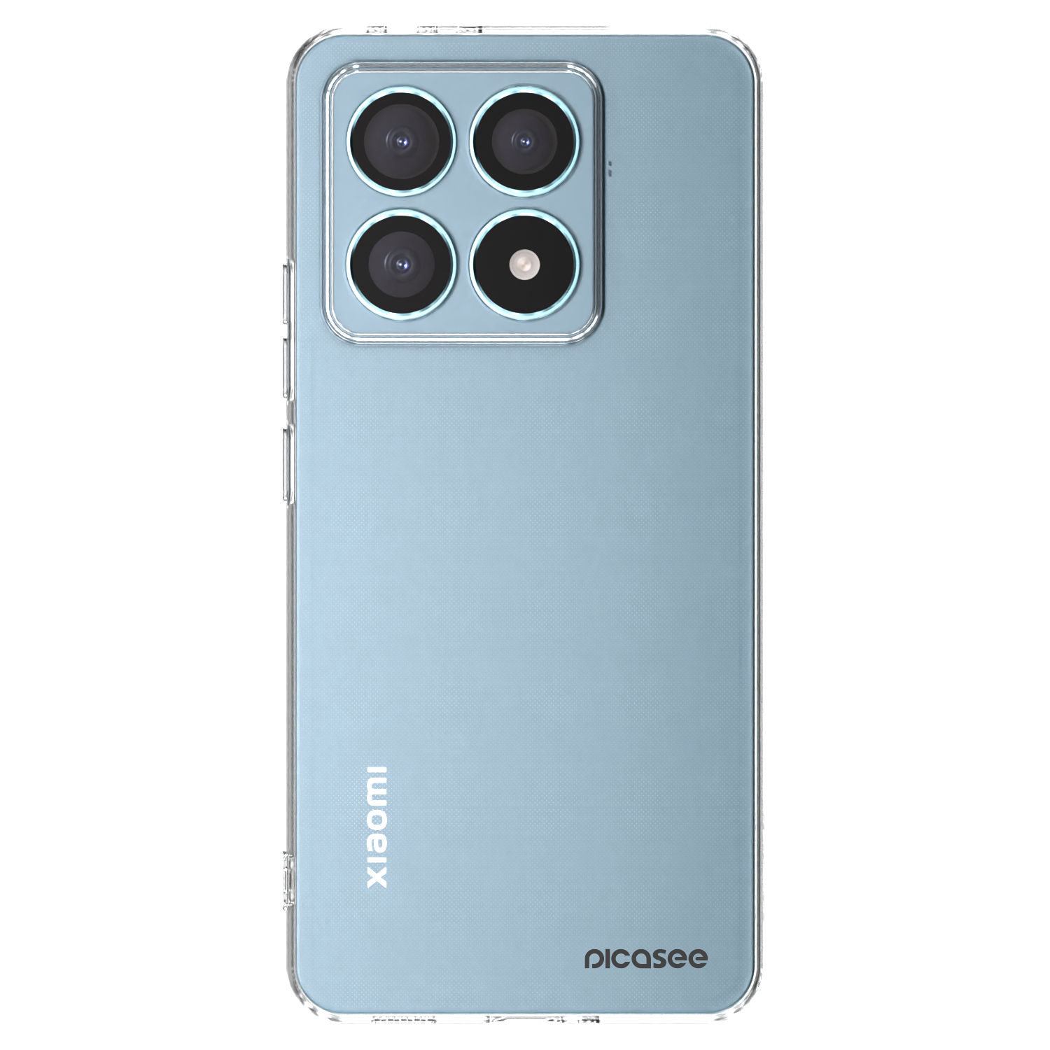 Picasee Xiaomi 14T Pro Hülle - Transparentes Silikon - Clear