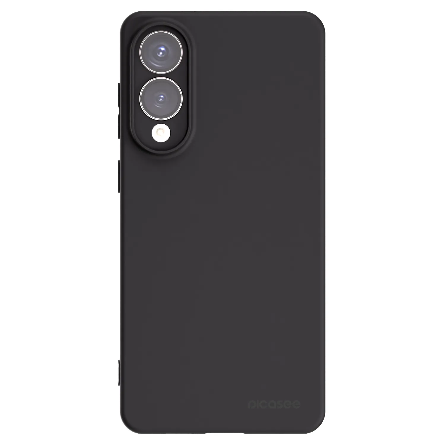 Picasee Samsung Galaxy S25 Edge 5G Hülle - Schwarzes Silikon - Clear
