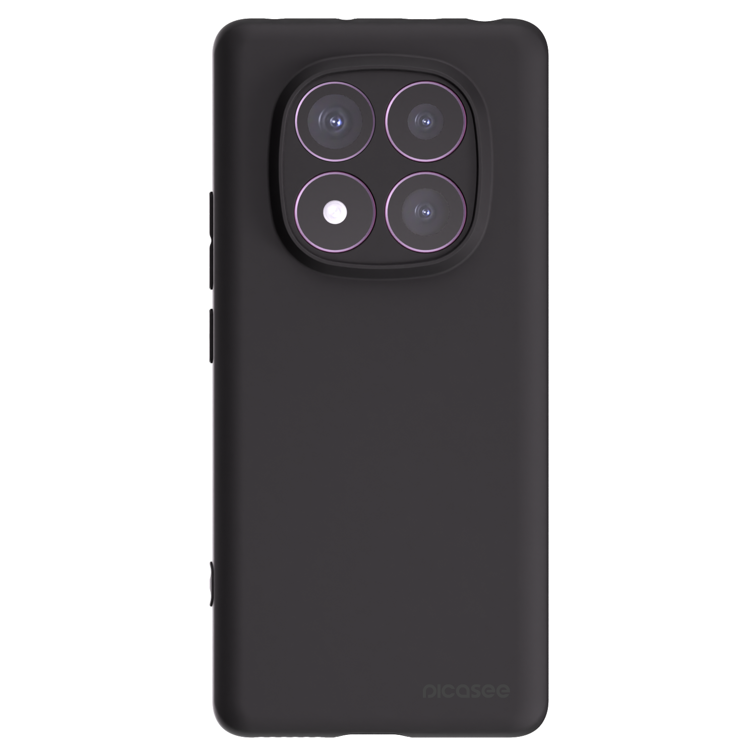 Picasee Xiaomi Redmi Note 14 Pro 4G Hülle - Schwarzes Silikon - Clear