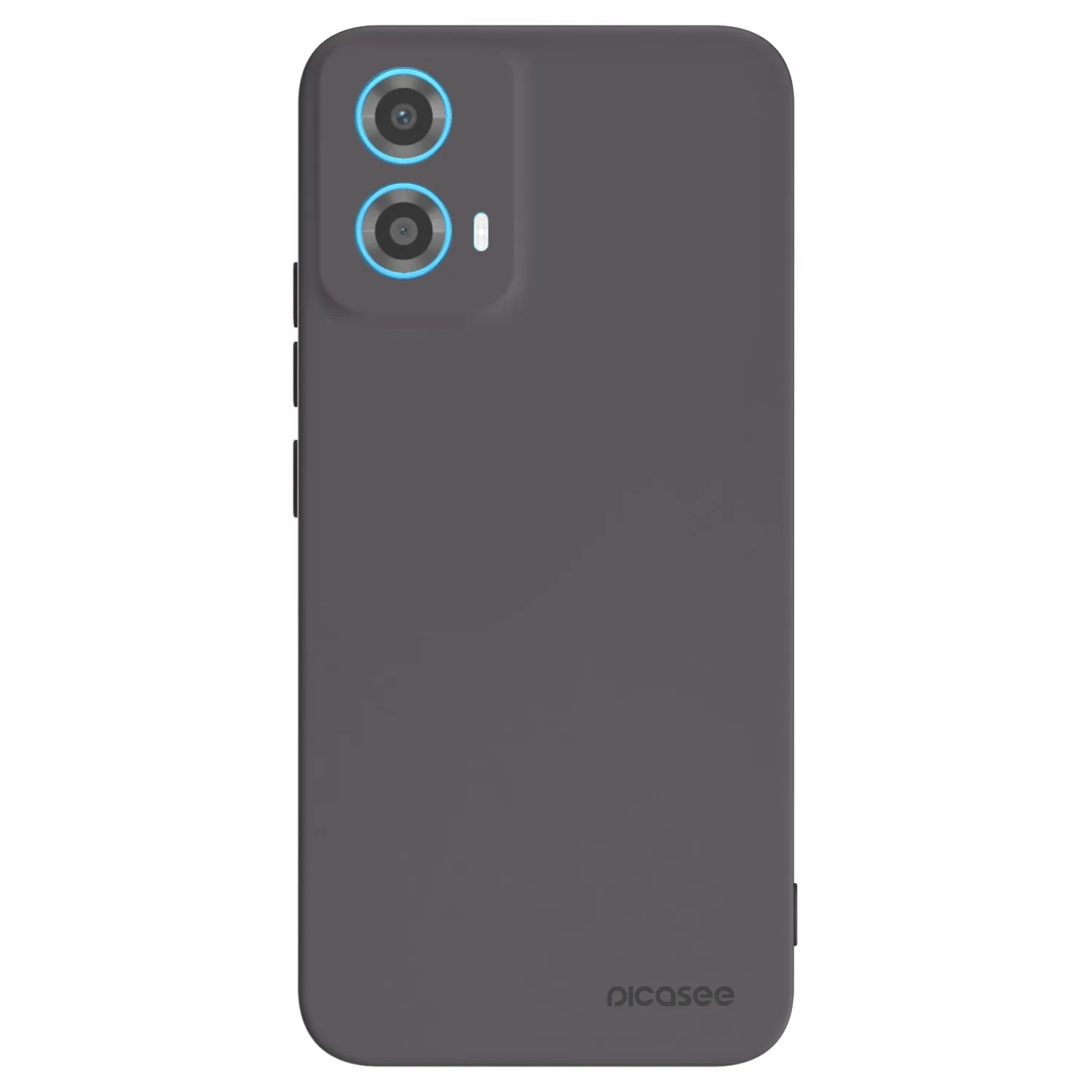 Picasee Motorola Moto G34 5G Hülle - Schwarzes Silikon - Clear