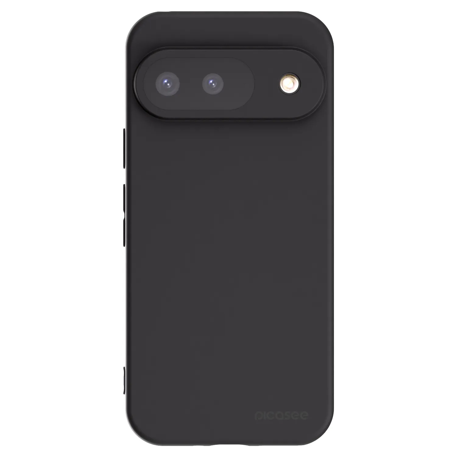 Picasee Google Pixel 9 Hülle - Schwarzes Silikon - Clear