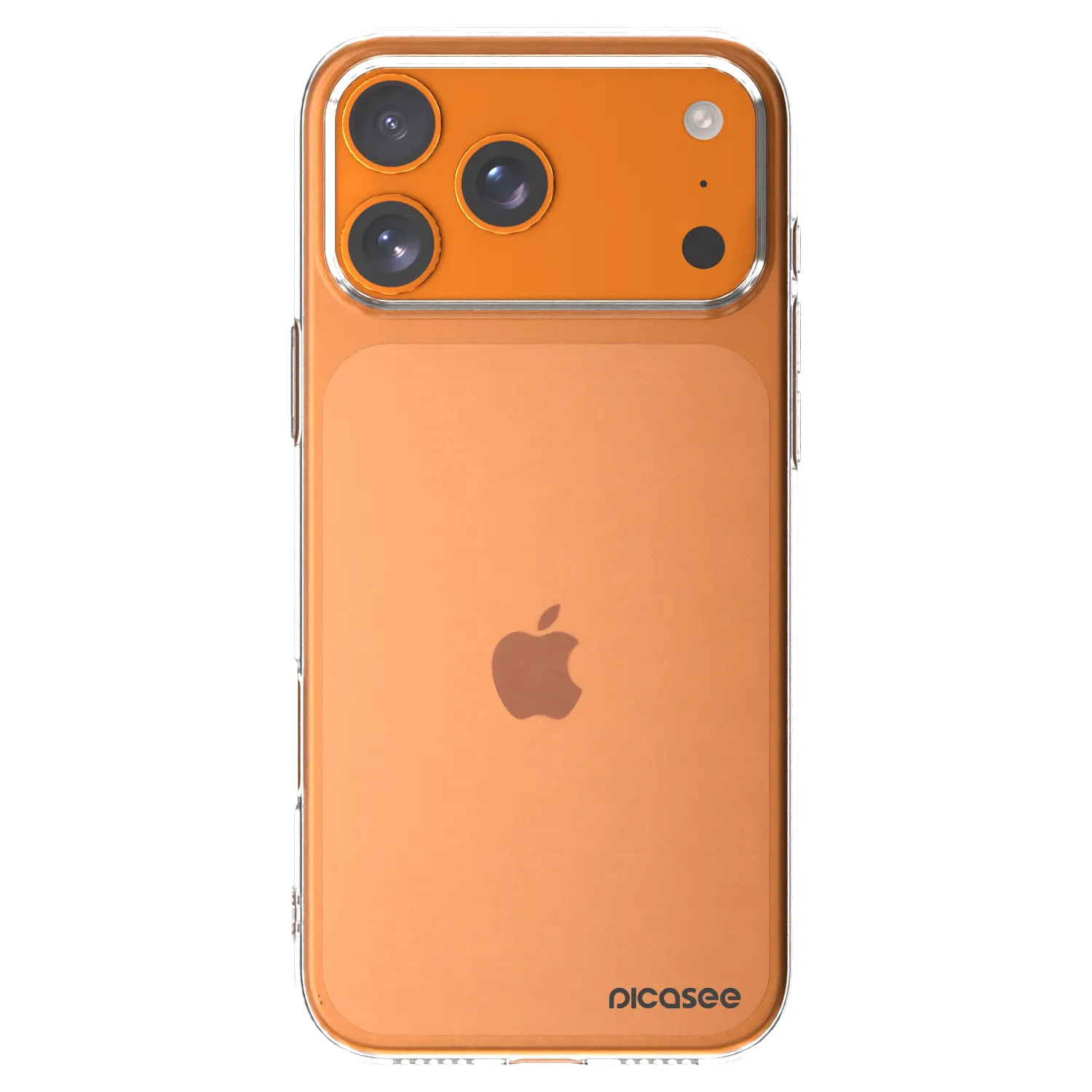 Picasee Apple iPhone 17 Pro Max Hülle - Transparentes Silikon - Clear
