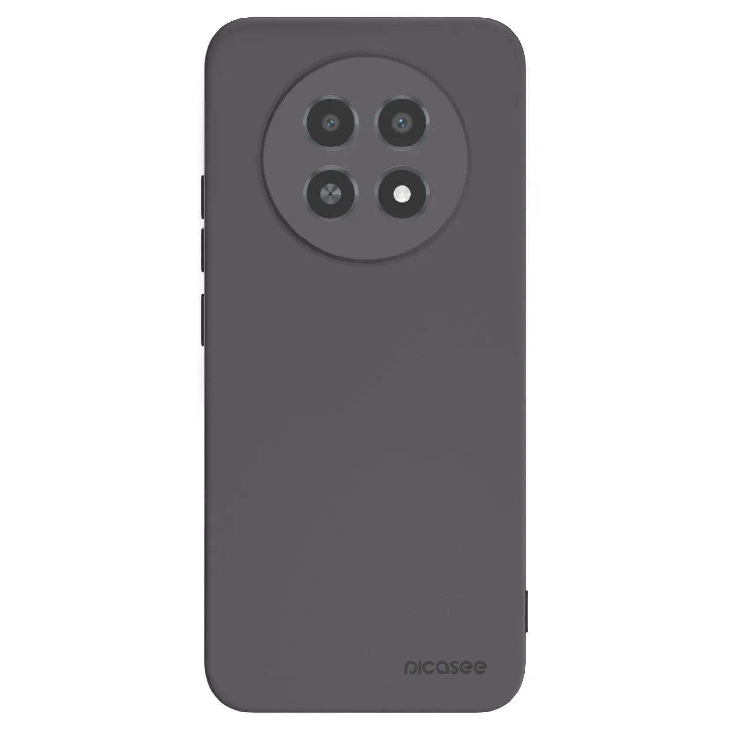 Picasee Realme 12X Hülle - Schwarzes Silikon - Clear