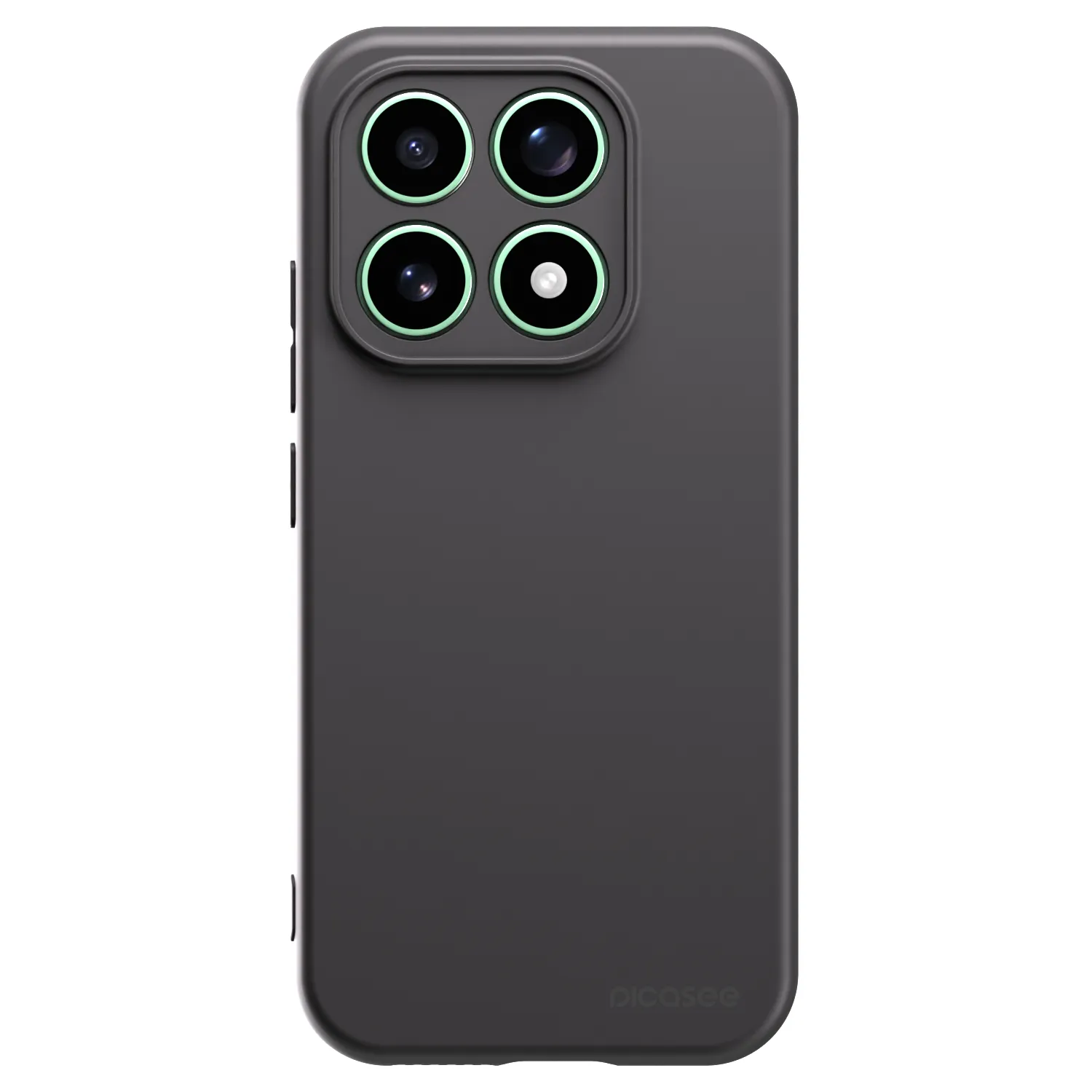 Picasee Xiaomi 17 Hülle - Schwarzes Silikon - Clear