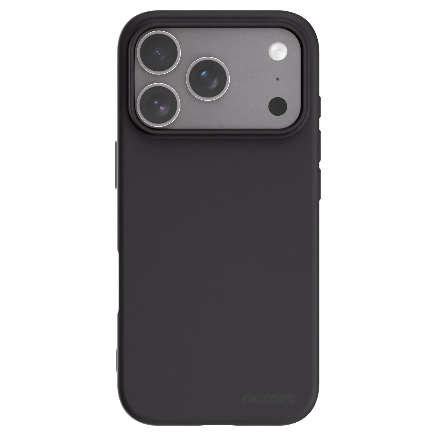 Picasee Apple iPhone 18 Pro Hülle - Schwarzes Silikon - Clear