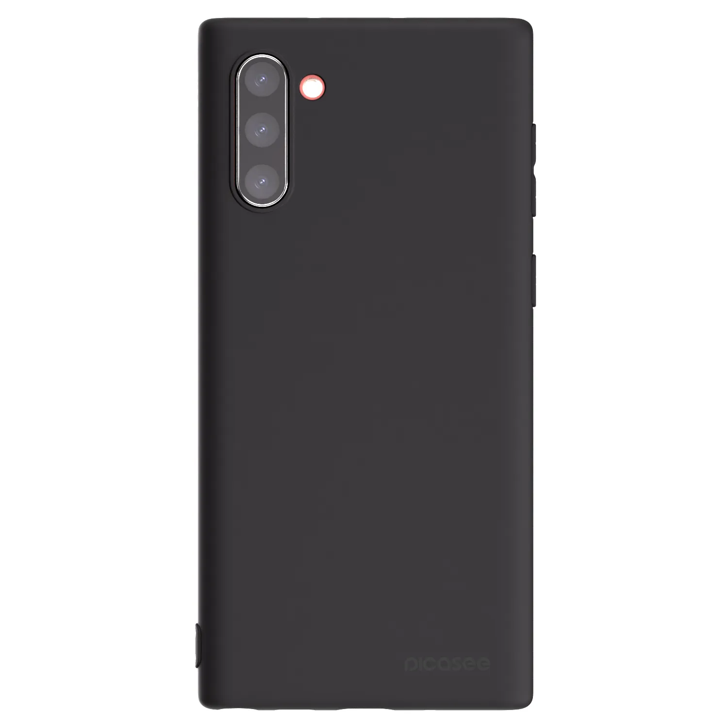 Picasee Samsung Galaxy Note 10 N970F Hülle - Schwarzes Silikon - Clear