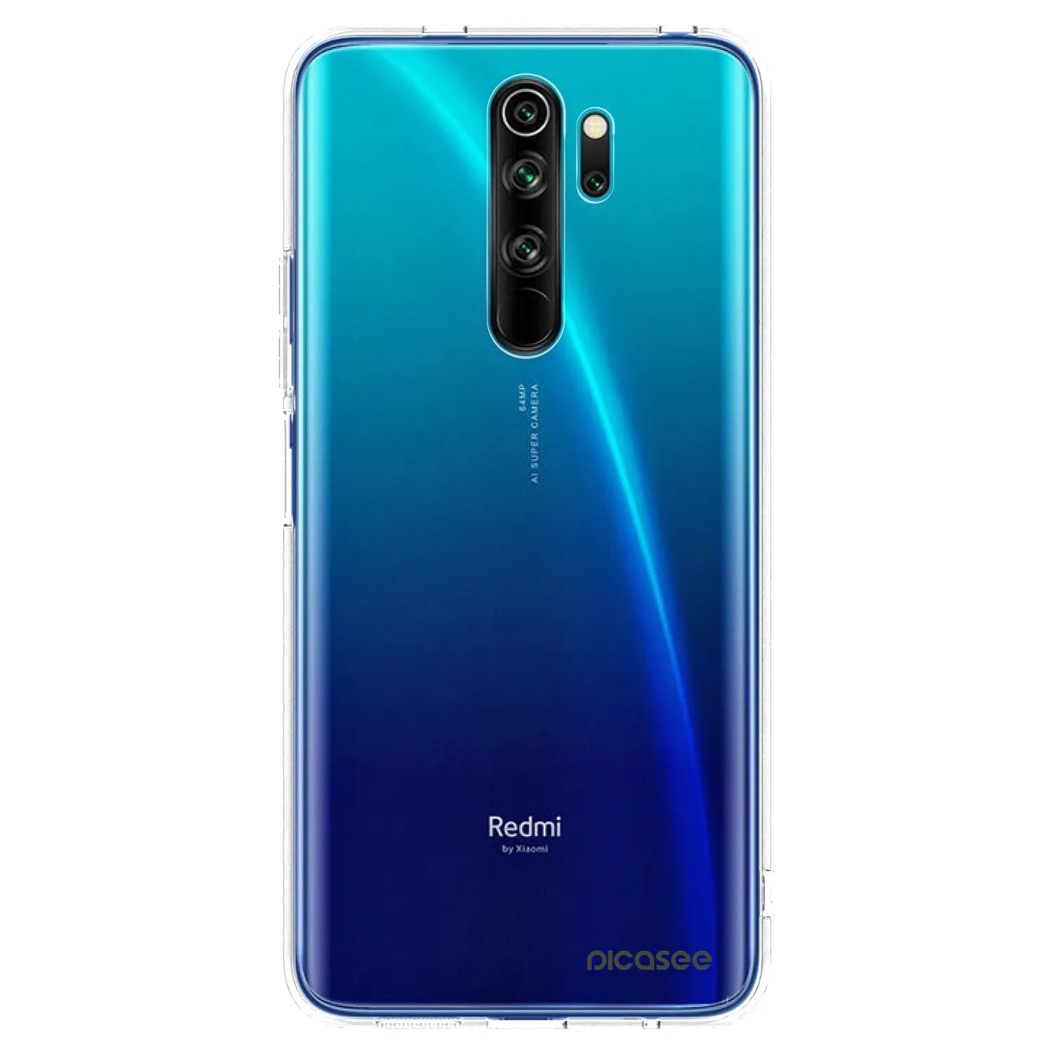 Picasee Xiaomi Redmi Note 8 Pro Hülle - Transparentes Silikon - Clear