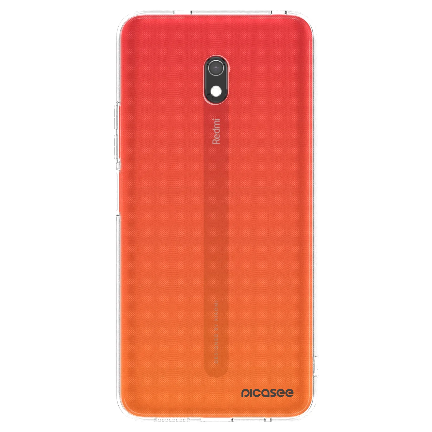 Picasee Xiaomi Redmi 8A Hülle - Transparentes Silikon - Clear