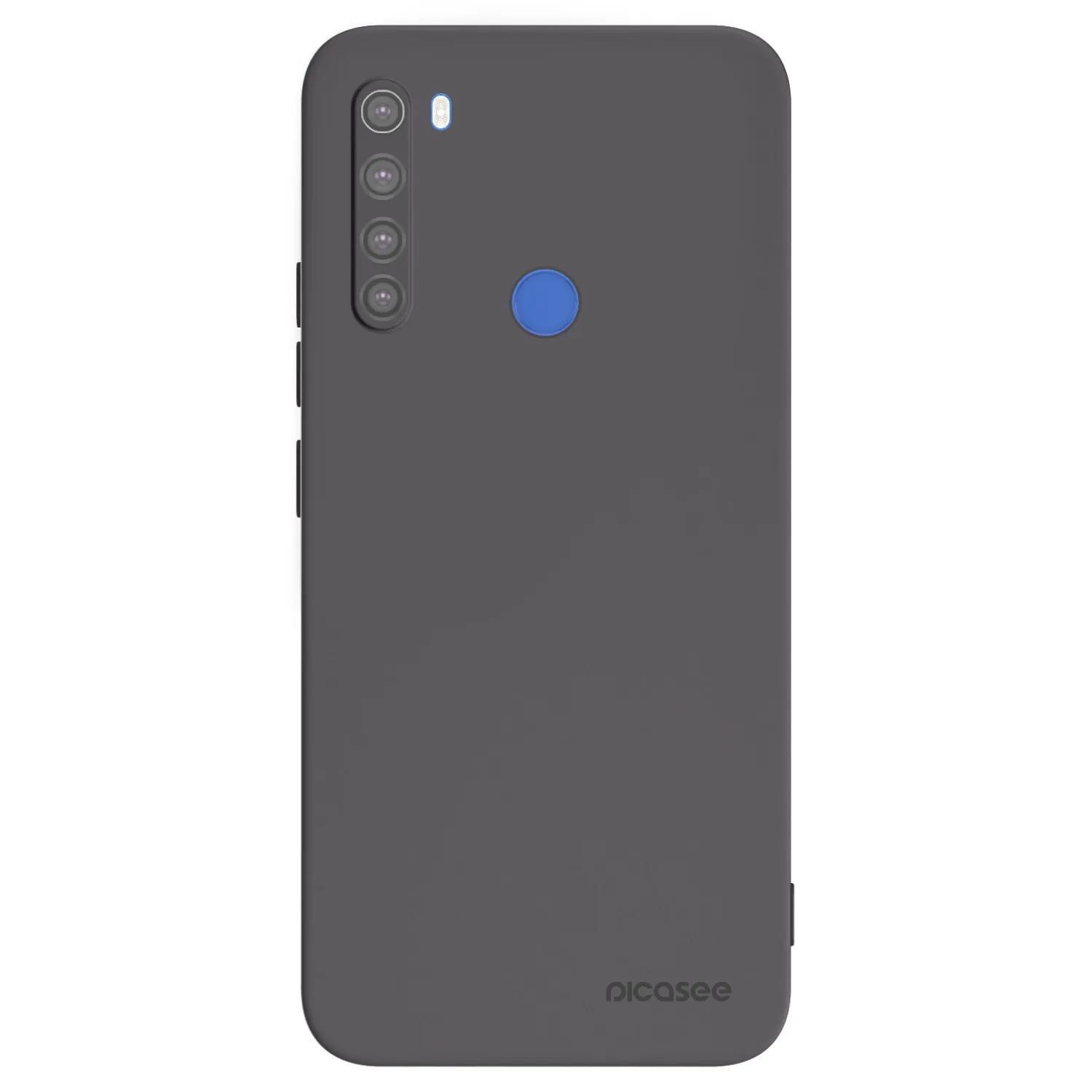 Picasee Xiaomi Redmi Note 8T Hülle - Schwarzes Silikon - Clear
