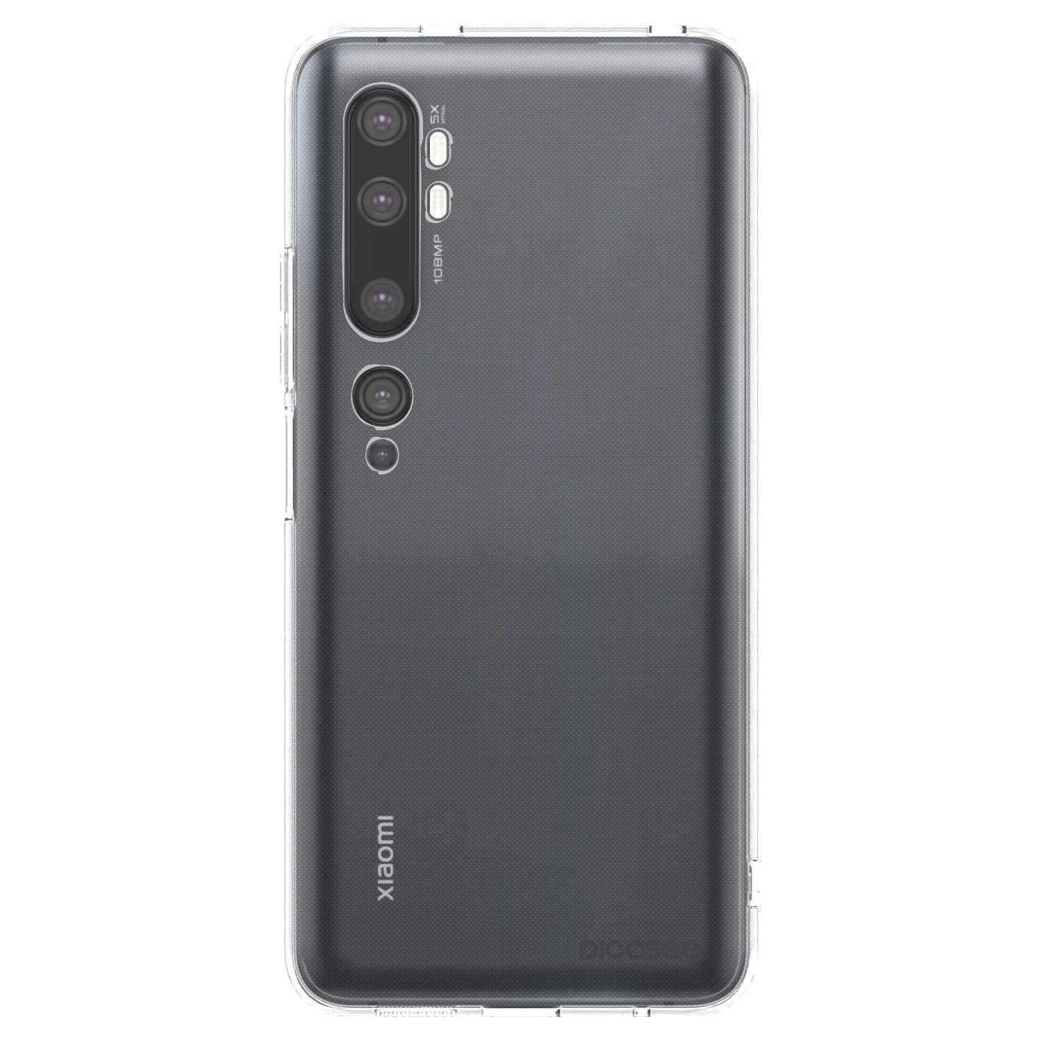 Picasee Xiaomi Mi Note 10 (Pro) Hülle - Transparentes Silikon - Clear