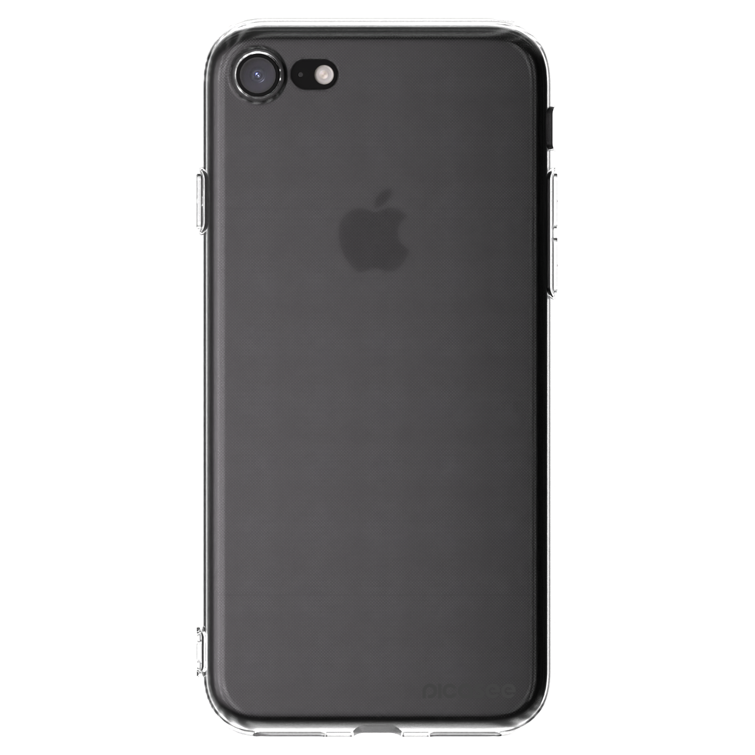 Picasee Apple iPhone SE 2020 Hülle - Transparentes Silikon - Clear