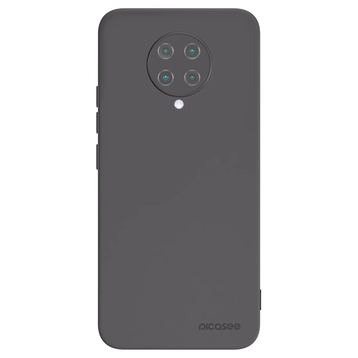 Picasee Xiaomi Poco F2 Pro Hülle - Schwarzes Silikon - Clear