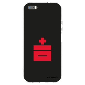 Picasee Apple iPhone 5/5S/SE Hülle - Transparentes Silikon - Le Plastenciaga