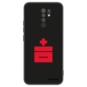 Picasee Xiaomi Redmi 9 Hülle - Schwarzes Silikon - Le Plastenciaga