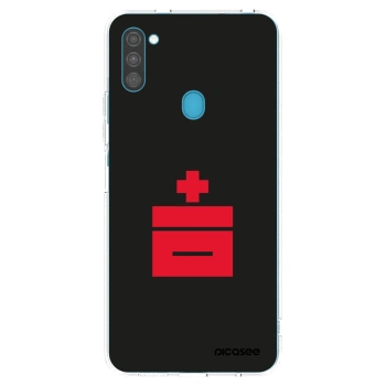 Picasee Samsung Galaxy M11 Hülle - Transparentes Silikon - Le Plastenciaga